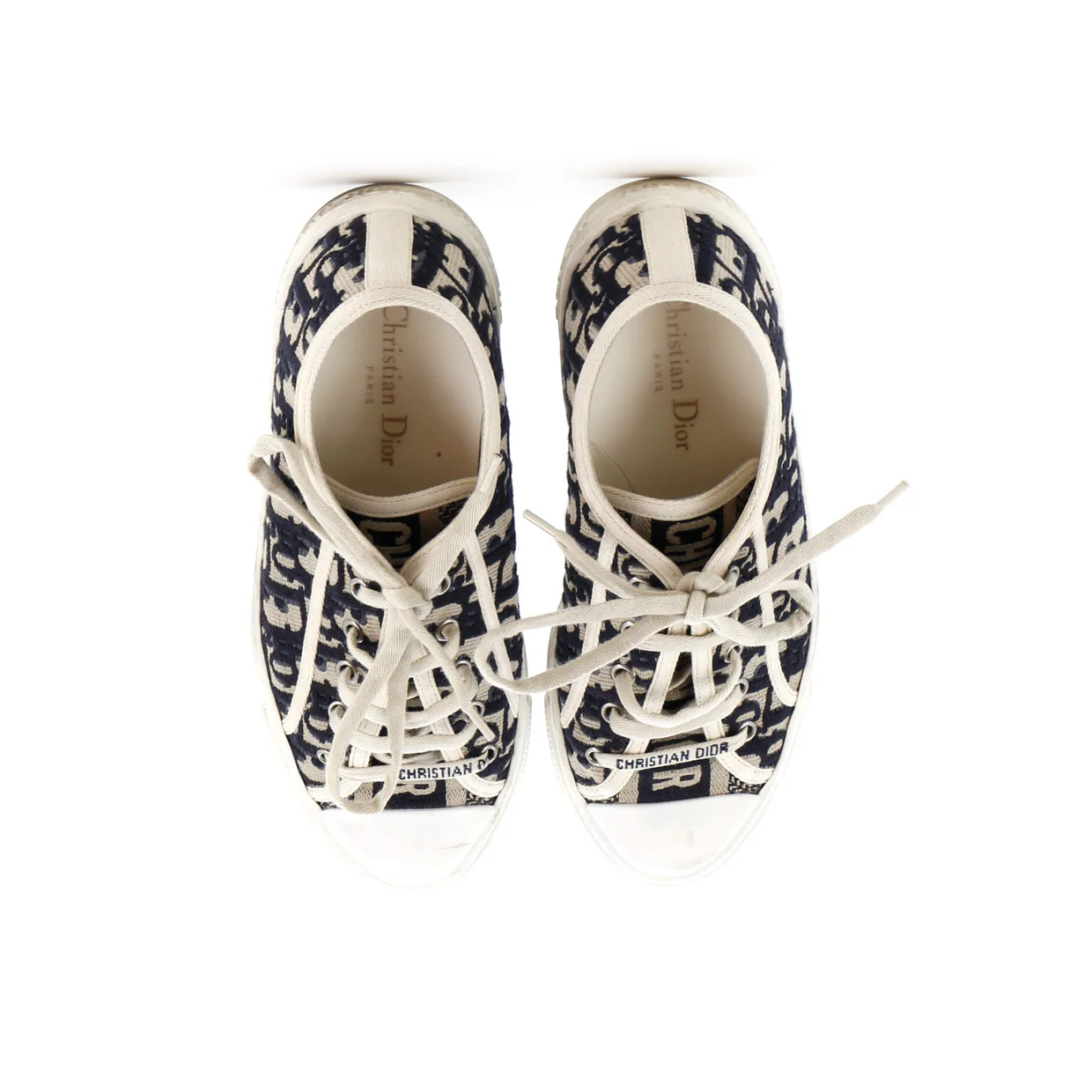 Women's Walk'N'Dior Sneakers Oblique Canvas - Deep Luxury