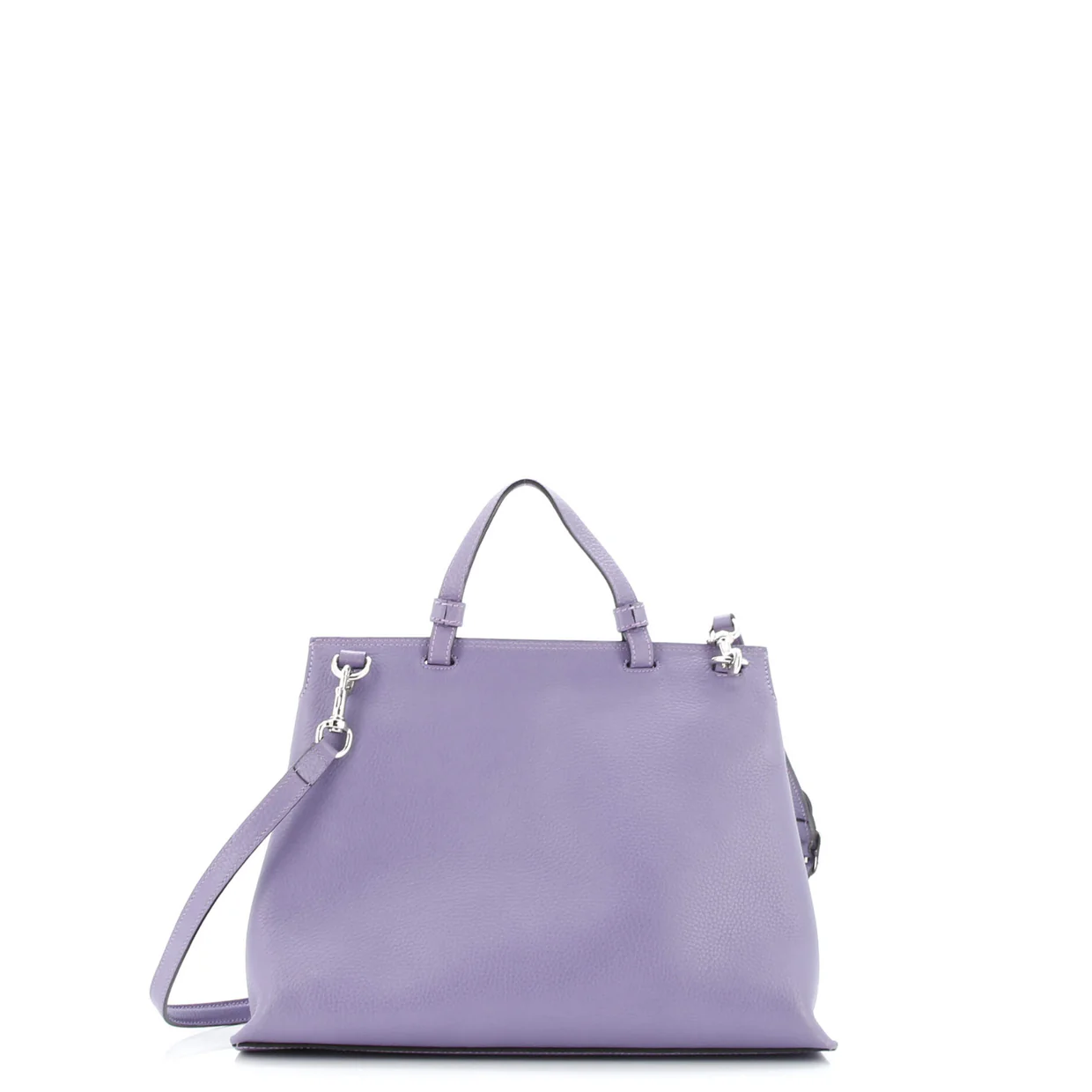 Bamboo Daily Top Handle Bag Leather Medium - Deep Luxury