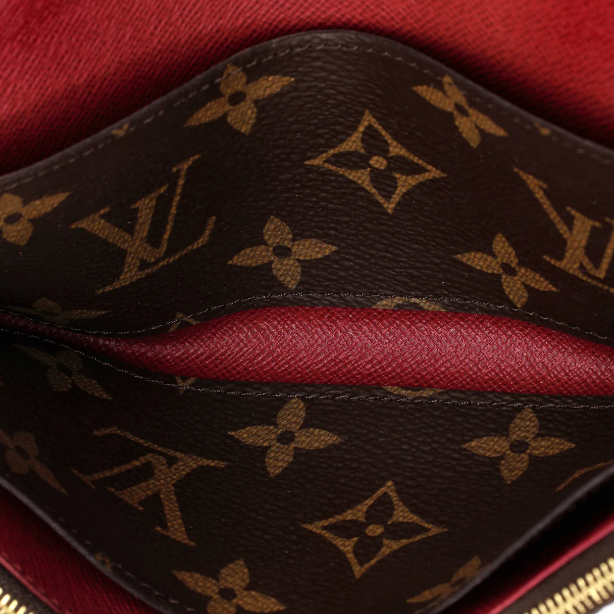 Emilie Wallet Monogram Canvas - Deep Luxury