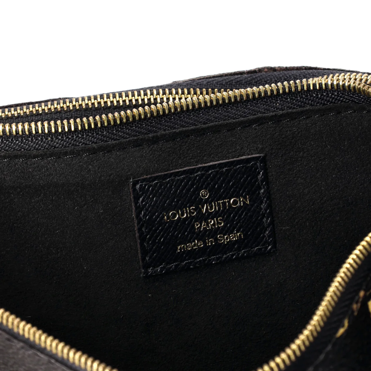 Double Zip Pochette Limited Edition Jungle Monogram Giant - Deep Luxury