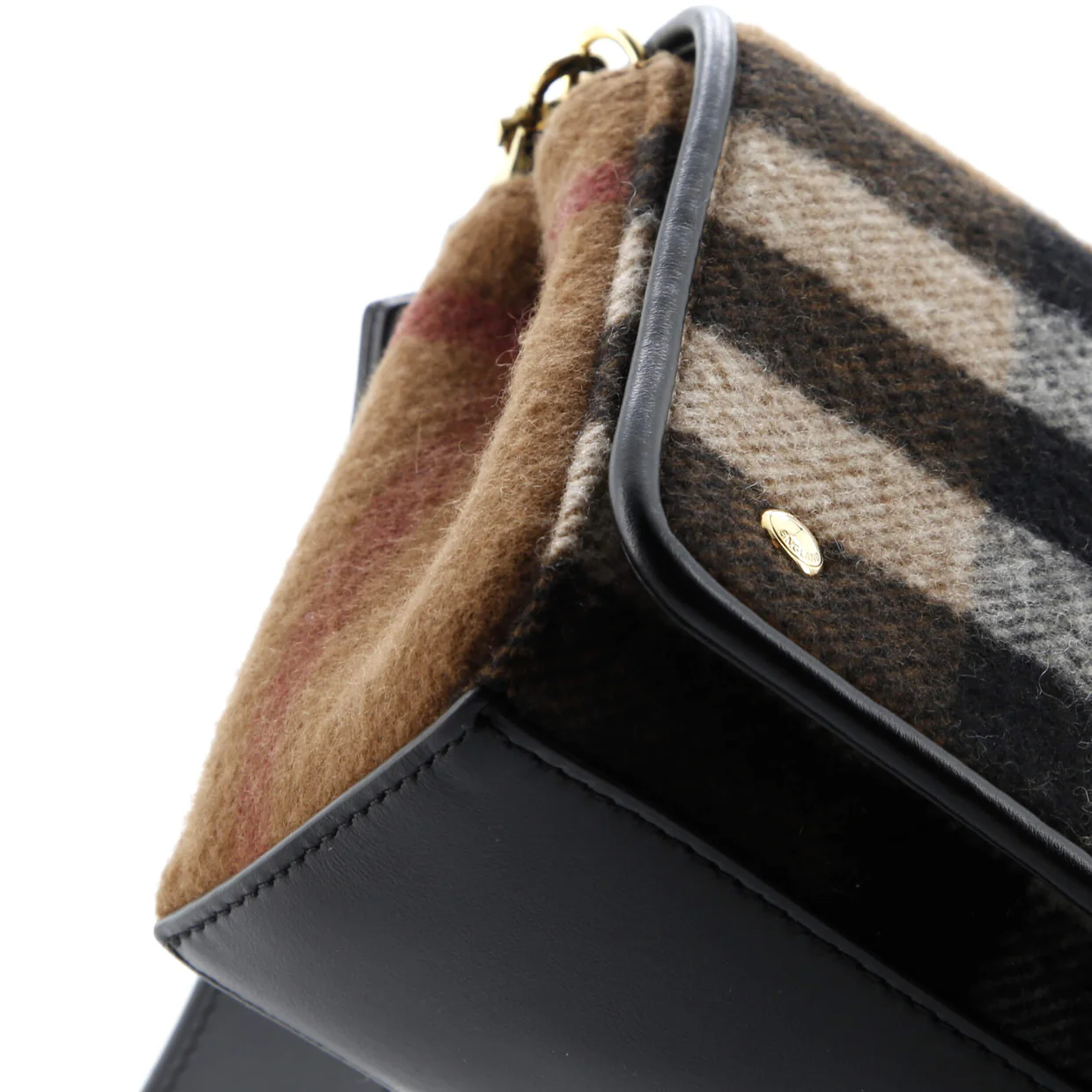 Hackberry Shoulder Bag Check Cashmere Small - Deep Luxury