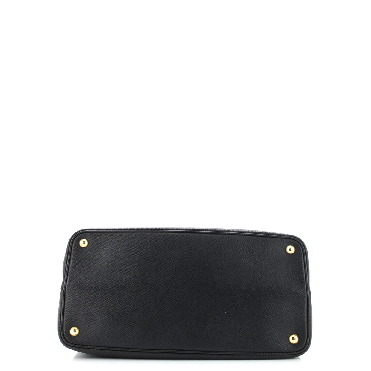 Cuir Double Tote Saffiano Leather Small - Deep Luxury