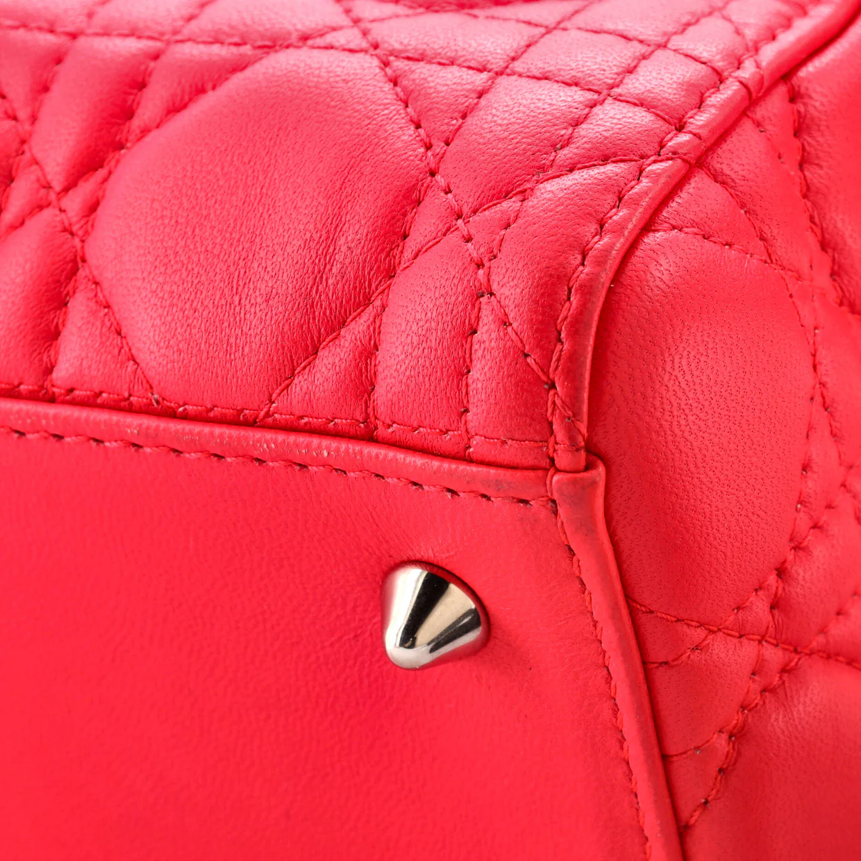 Lady Dior Bag Cannage Quilt Lambskin Medium - Deep Luxury