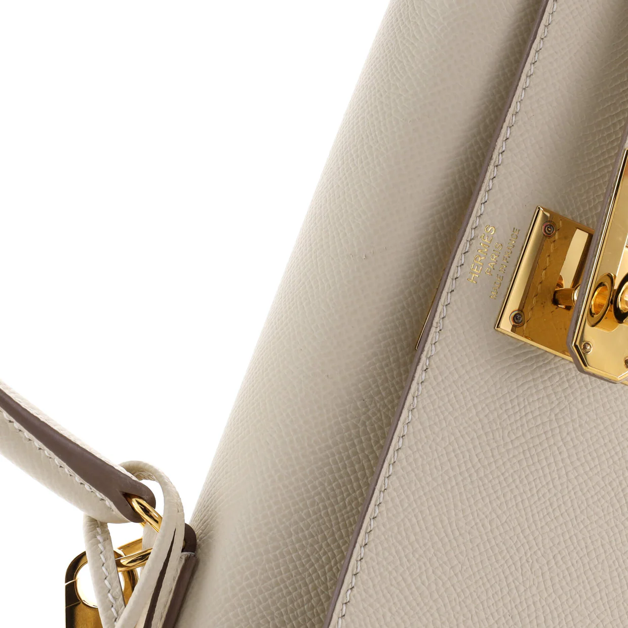 Kelly Handbag Light Epsom with Gold Hardware 28 - Deep Luxury