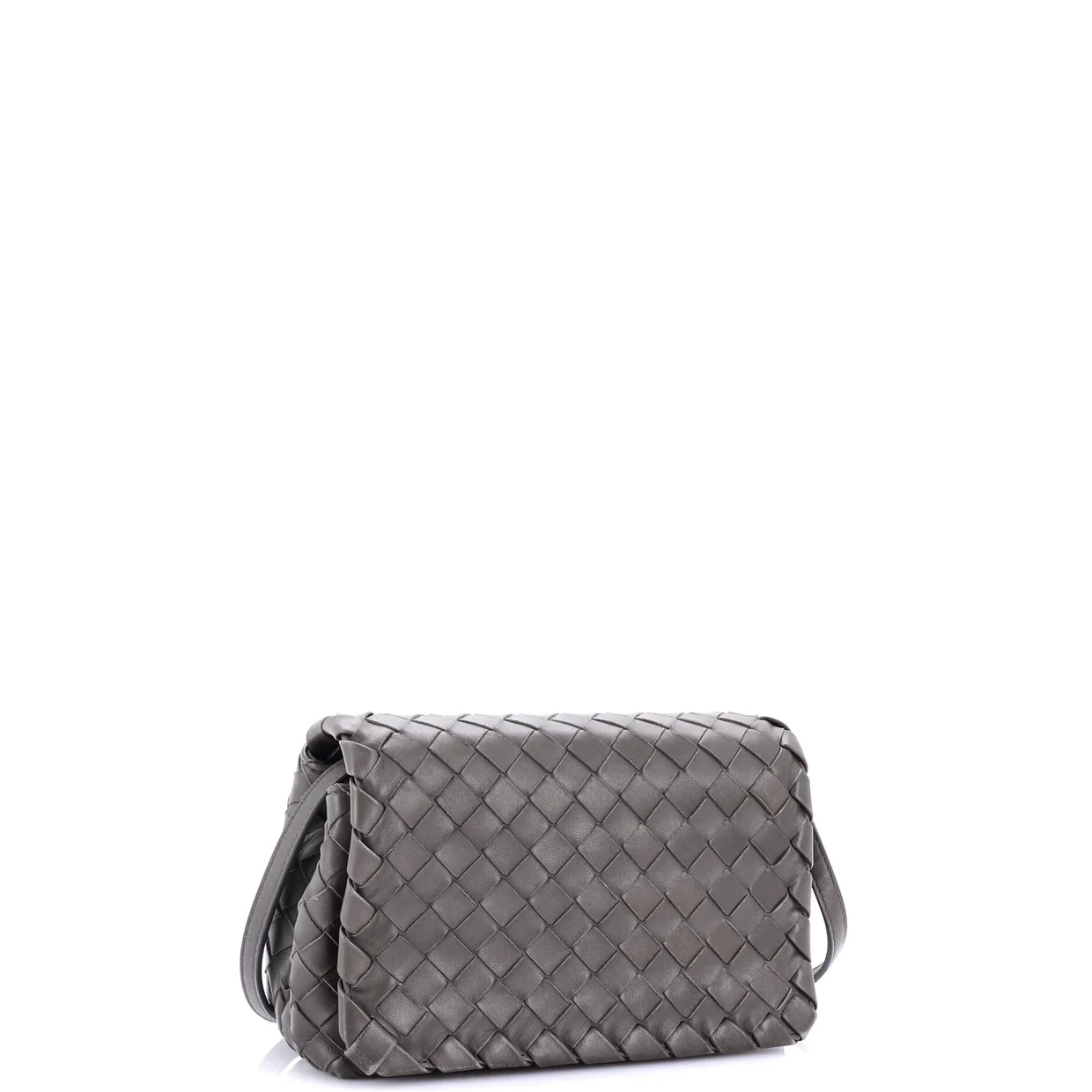Convertible Flap Shoulder Bag Intrecciato Nappa Small - Deep Luxury