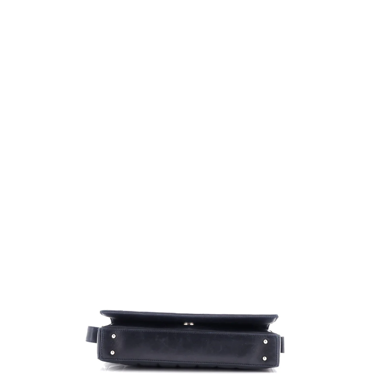 Chocolate Bar CC Flap Bag Quilted Leather East West - Deep Luxury