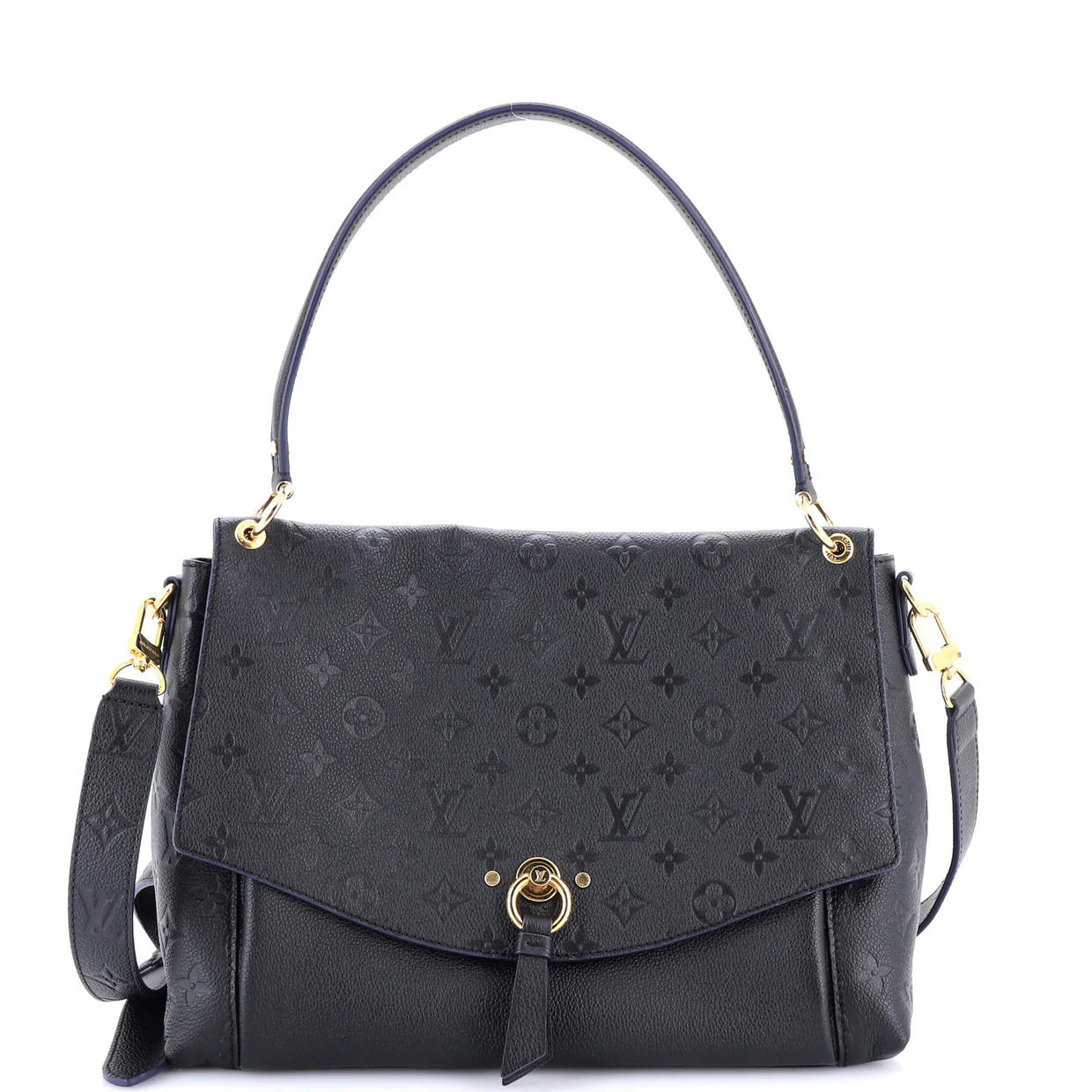 Blanche Handbag Monogram Empreinte Leather MM - Deep Luxury