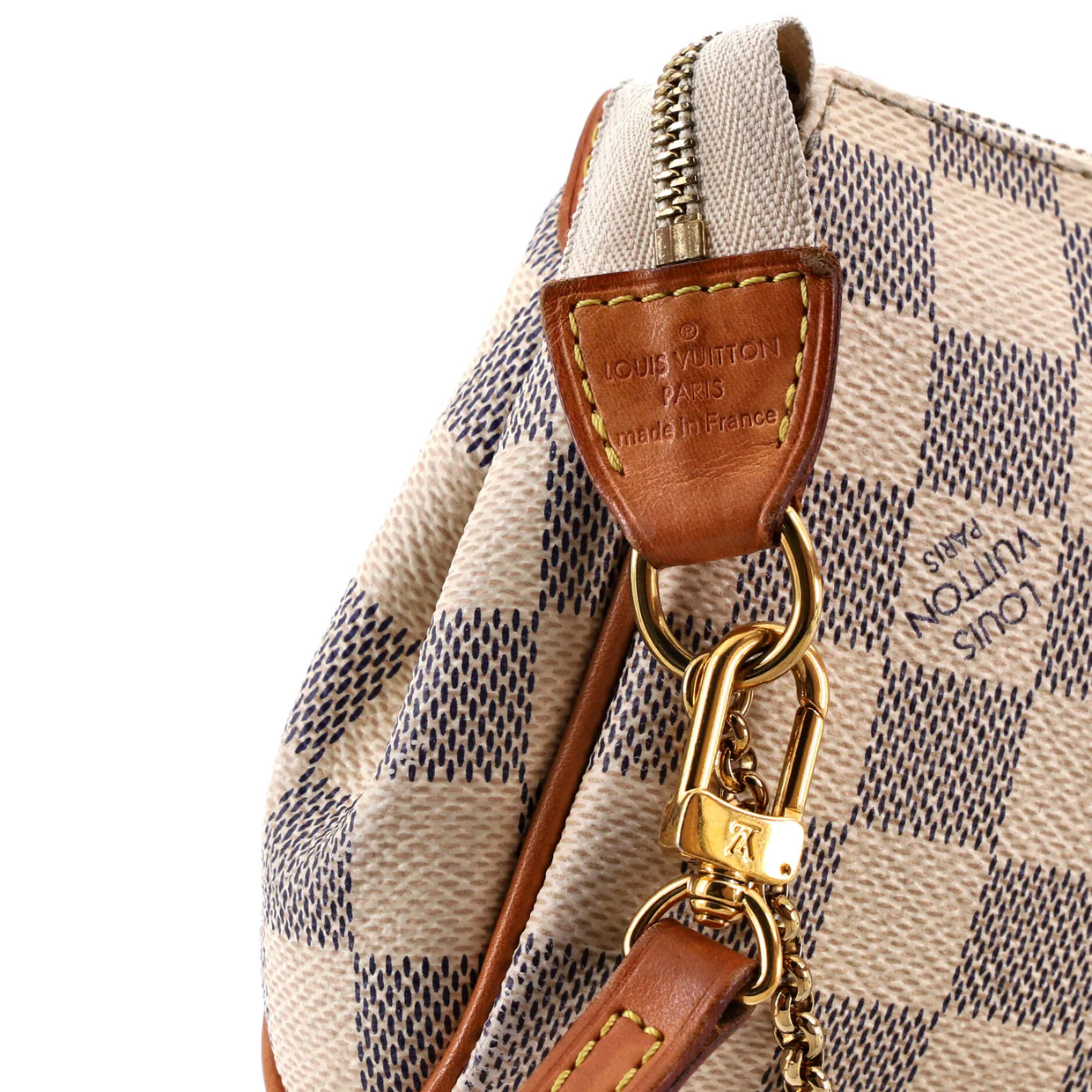 Eva Handbag Damier - Deep Luxury