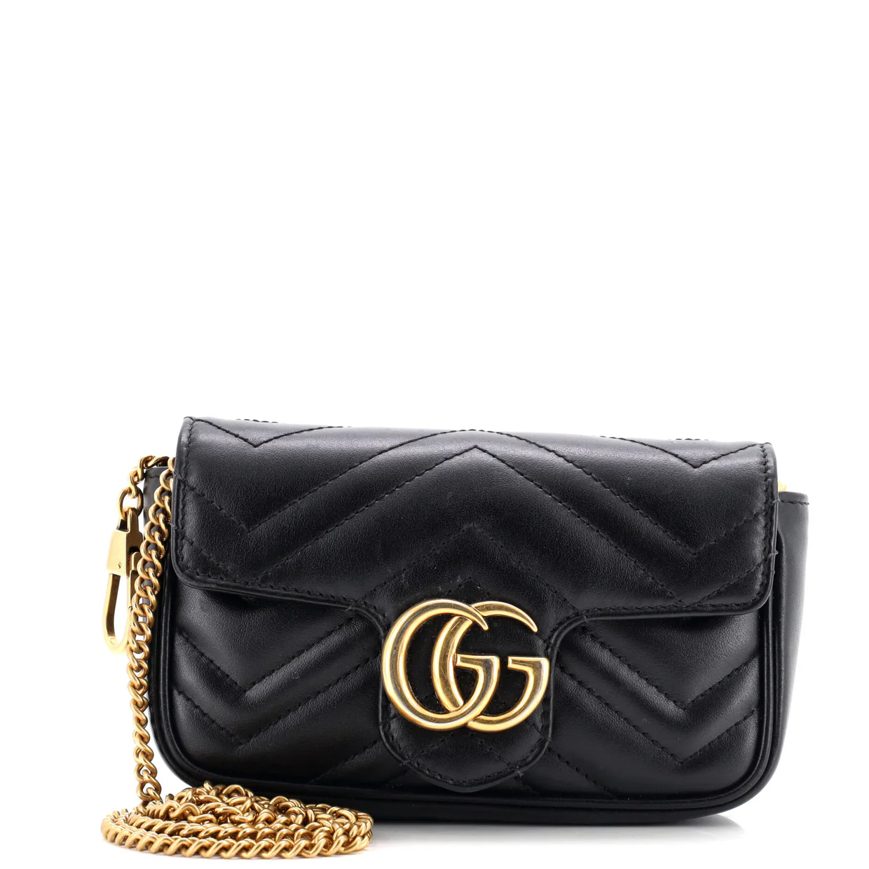 GG Marmont Flap Bag Matelasse Leather Super Mini - Deep Luxury
