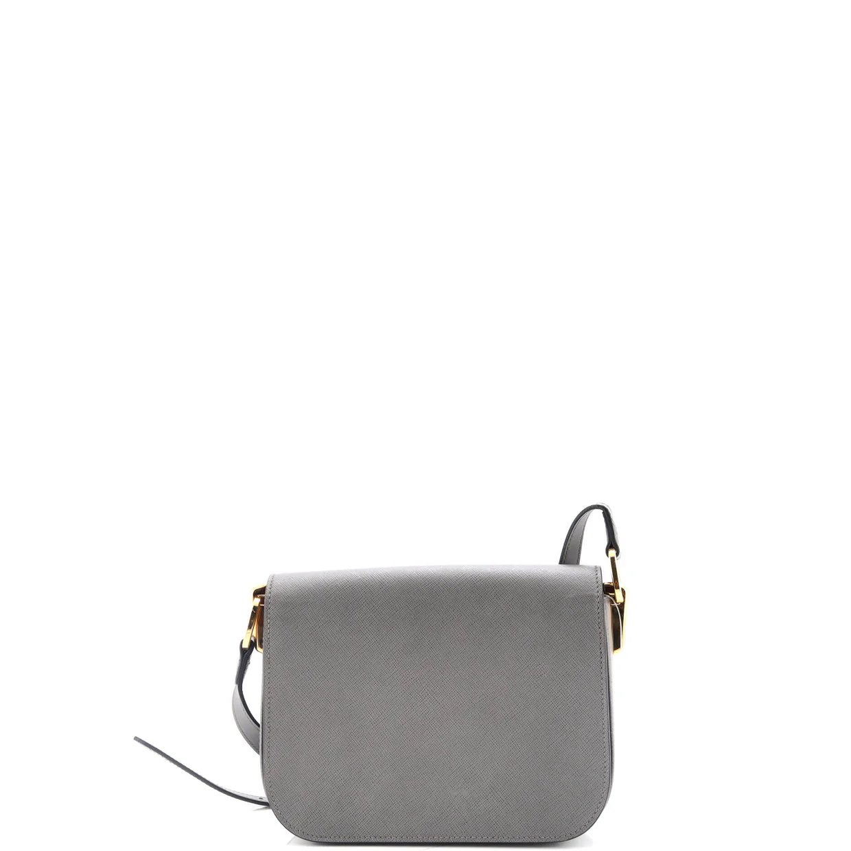 Embleme Flap Bag Saffiano Leather Small - Deep Luxury