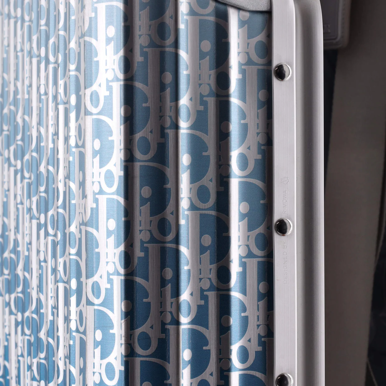 Dior x Rimowa Cabin Trolley Oblique Aluminum - Deep Luxury