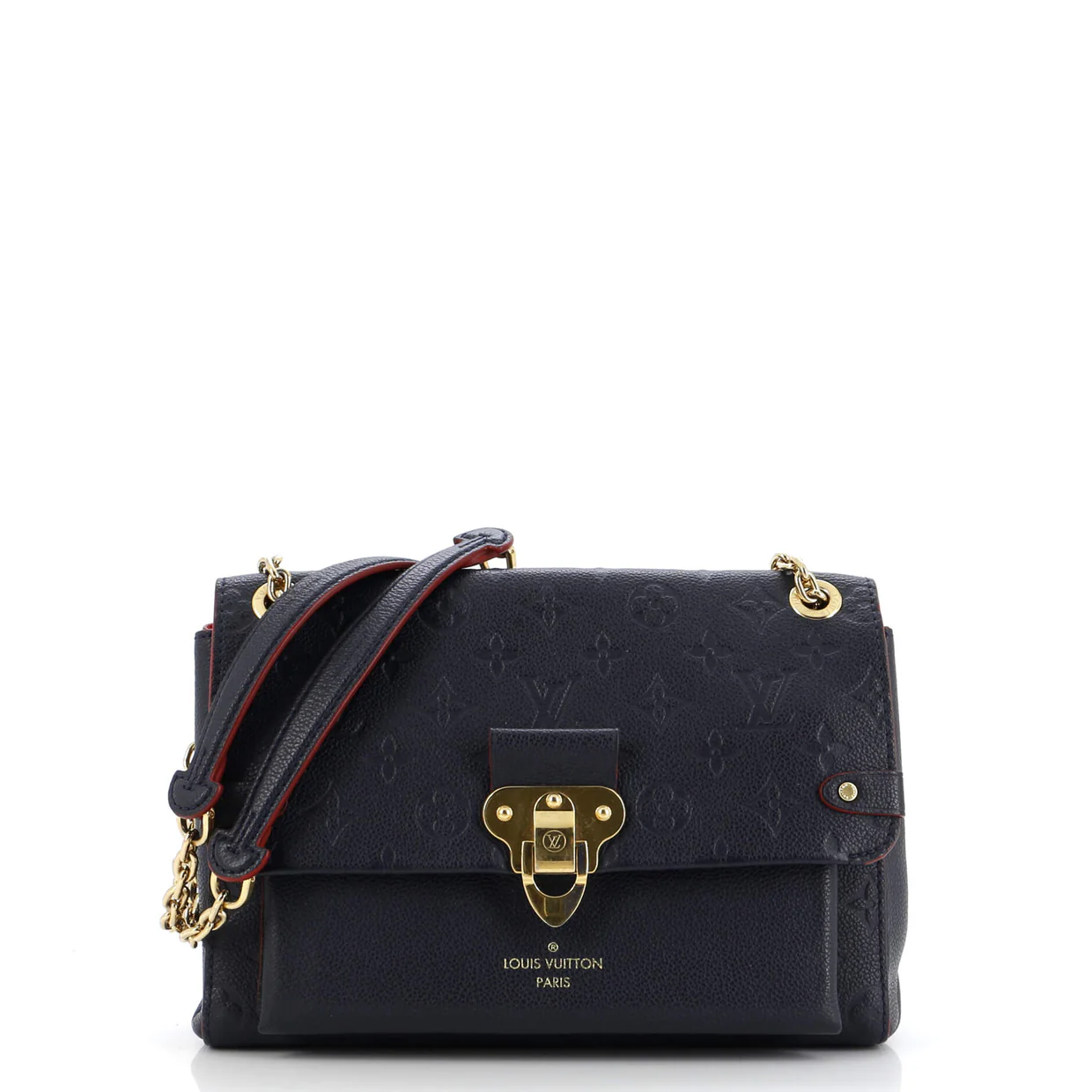 Vavin Handbag Monogram Empreinte Leather PM - Deep Luxury