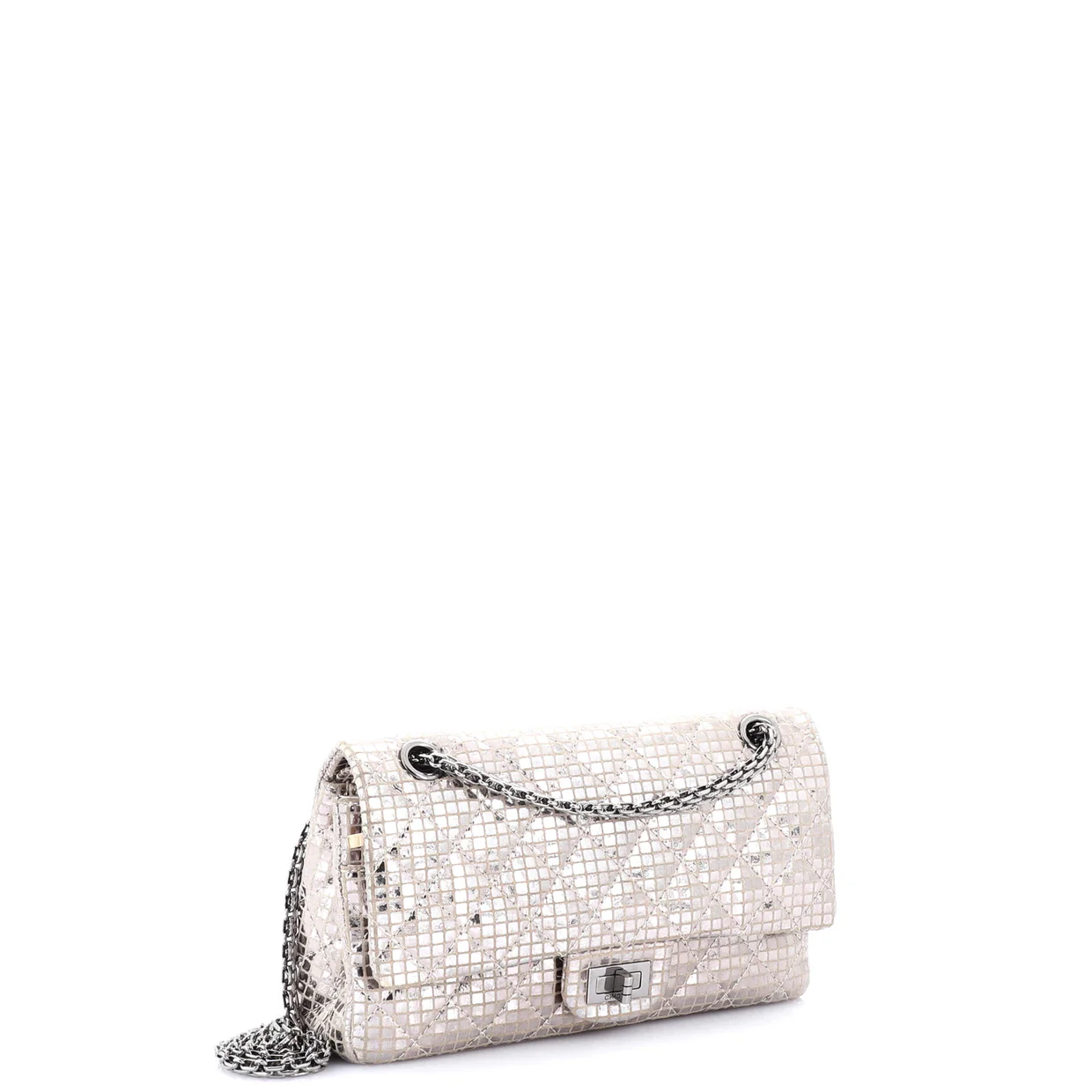 Mirror Reissue 2.55 Flap Bag Quilted Suede with Calfskin 225 - Deep Luxury