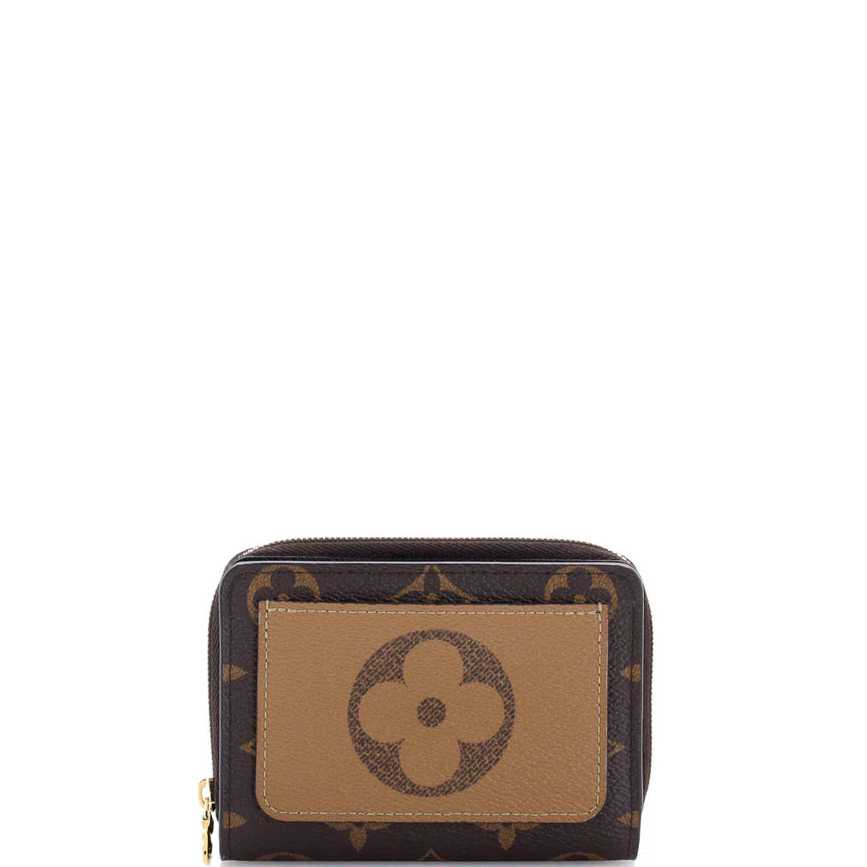 Lou Wallet Reverse Monogram Canvas - Deep Luxury