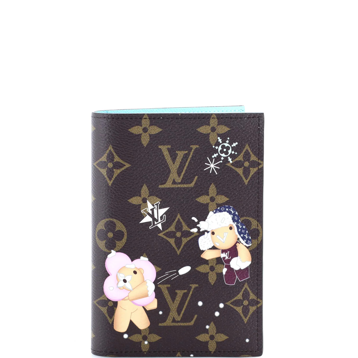 Passport Cover Limited Edition Vivienne Xmas Monogram Canvas - Deep Luxury