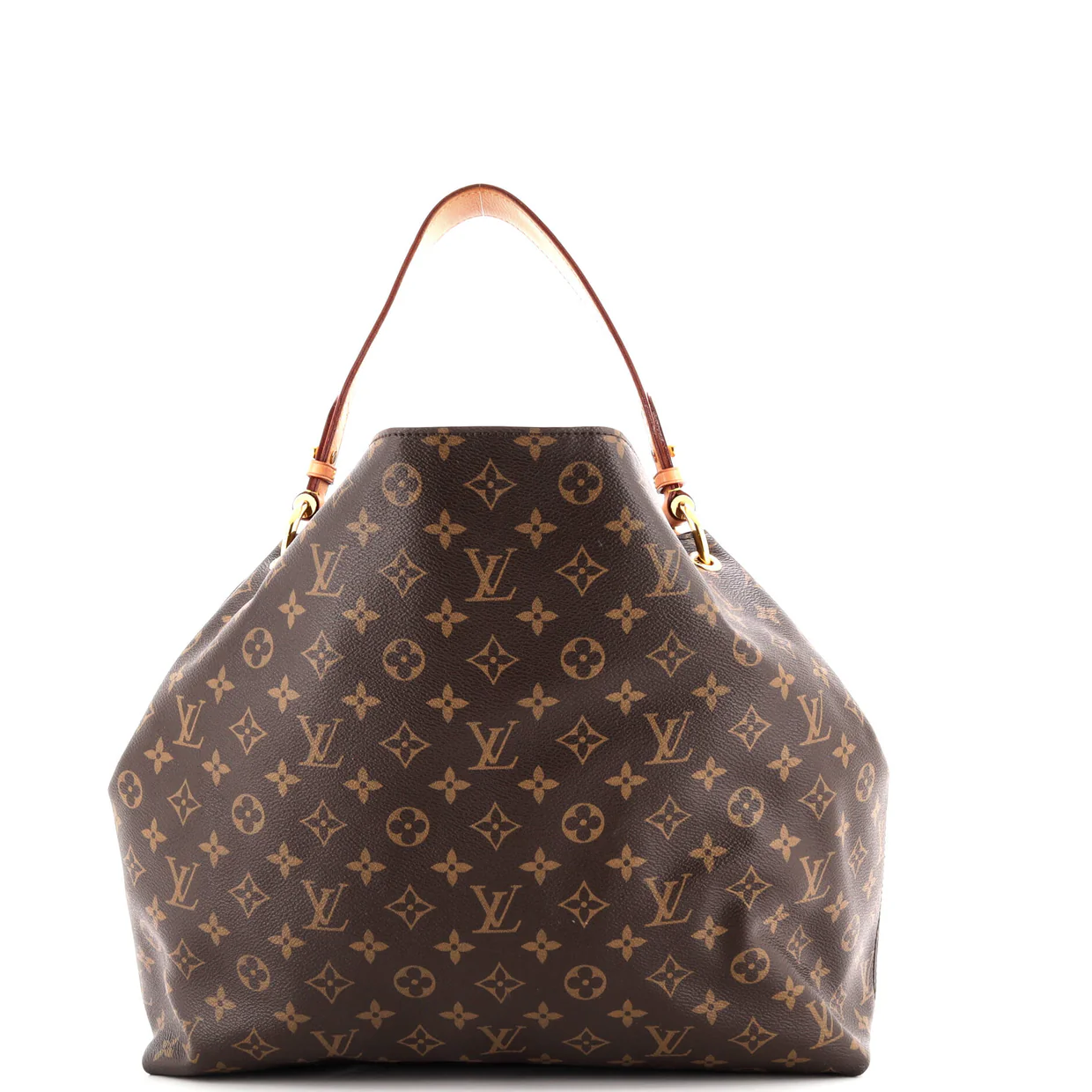 Graceful Handbag Monogram Canvas MM - Deep Luxury