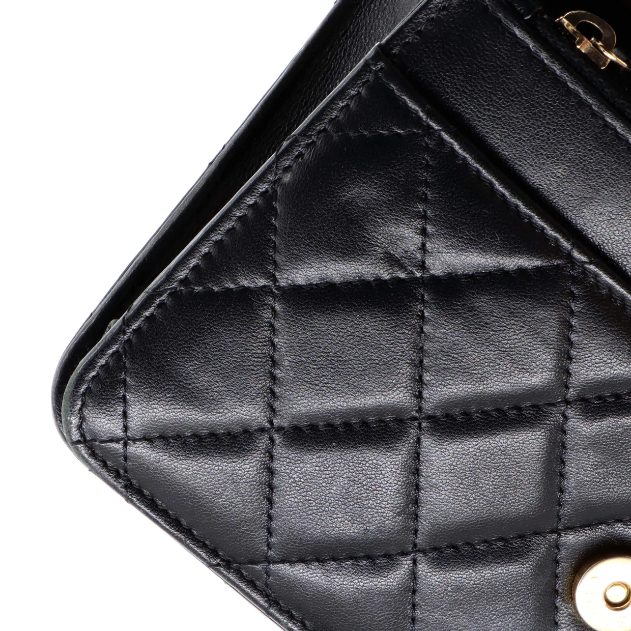 Romance Wallet on Chain Quilted Lambskin - Deep Luxury
