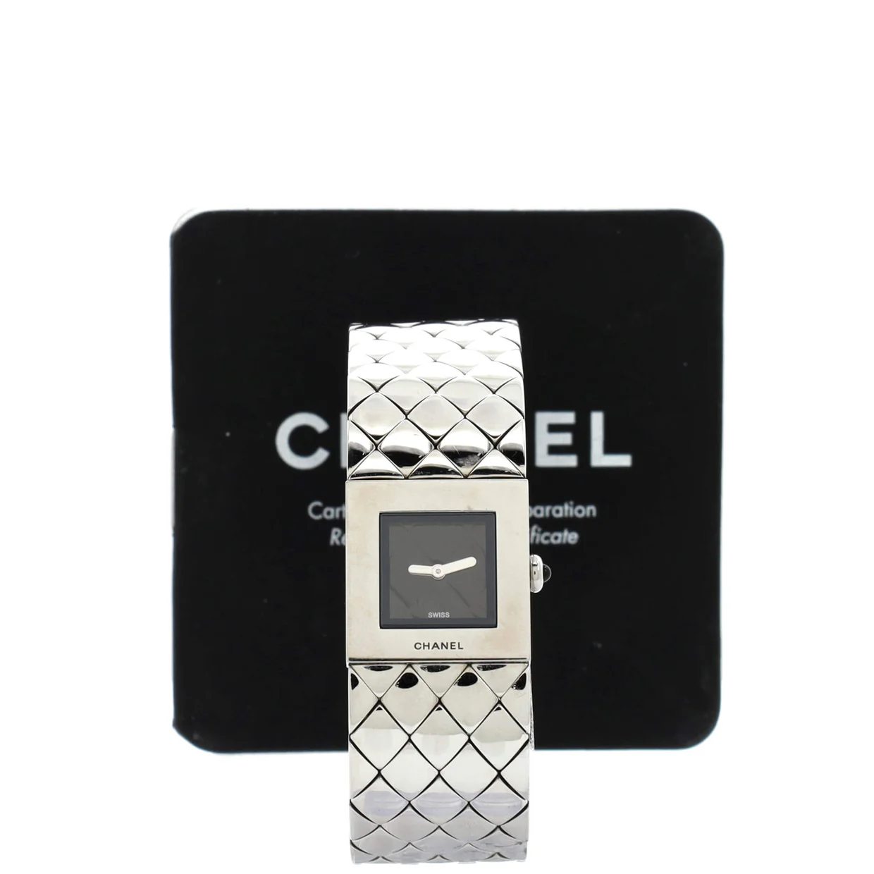 Matelasse Quartz Watch Stainless Steel 19 - Deep Luxury