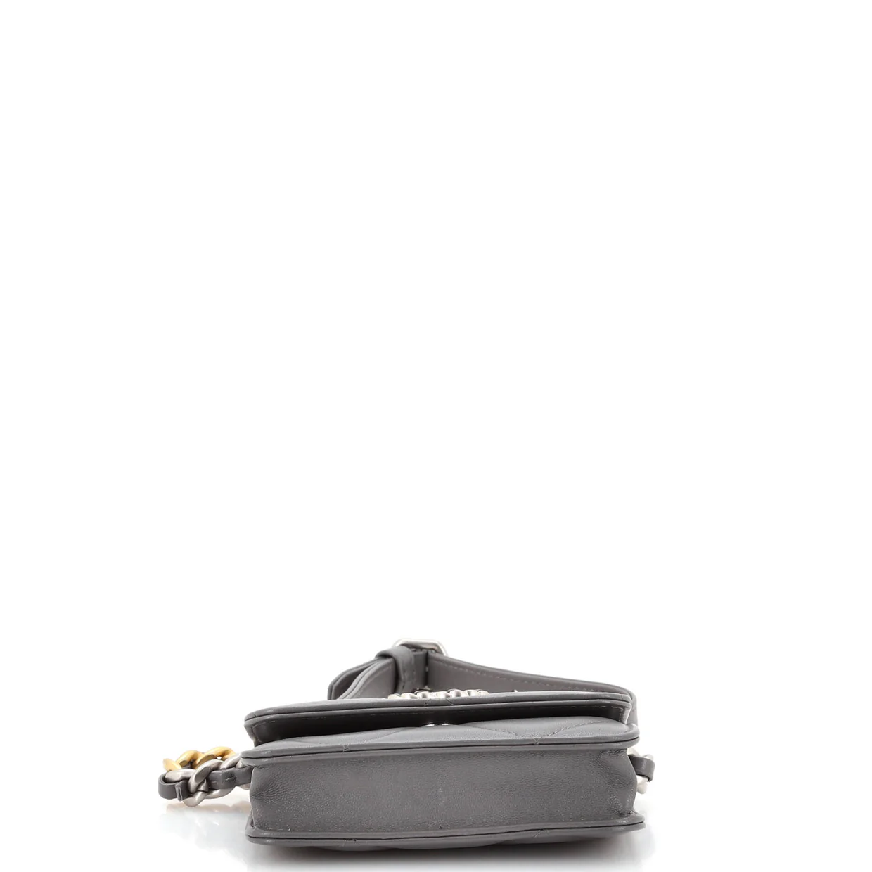 19 Flap Coin Purse Belt Bag Quilted Lambskin - Deep Luxury