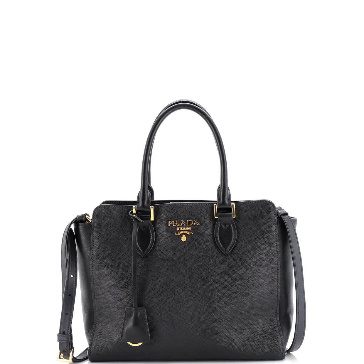 Convertible Open Tote Saffiano with Soft Calf Small - Deep Luxury