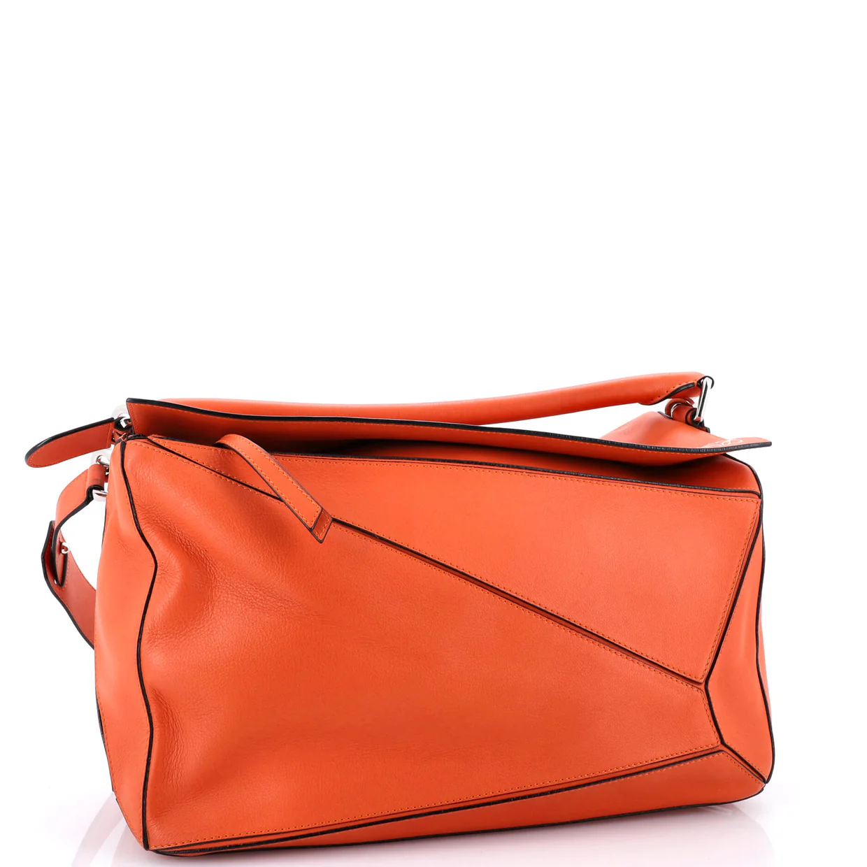 Puzzle Bag Leather Large - Deep Luxury