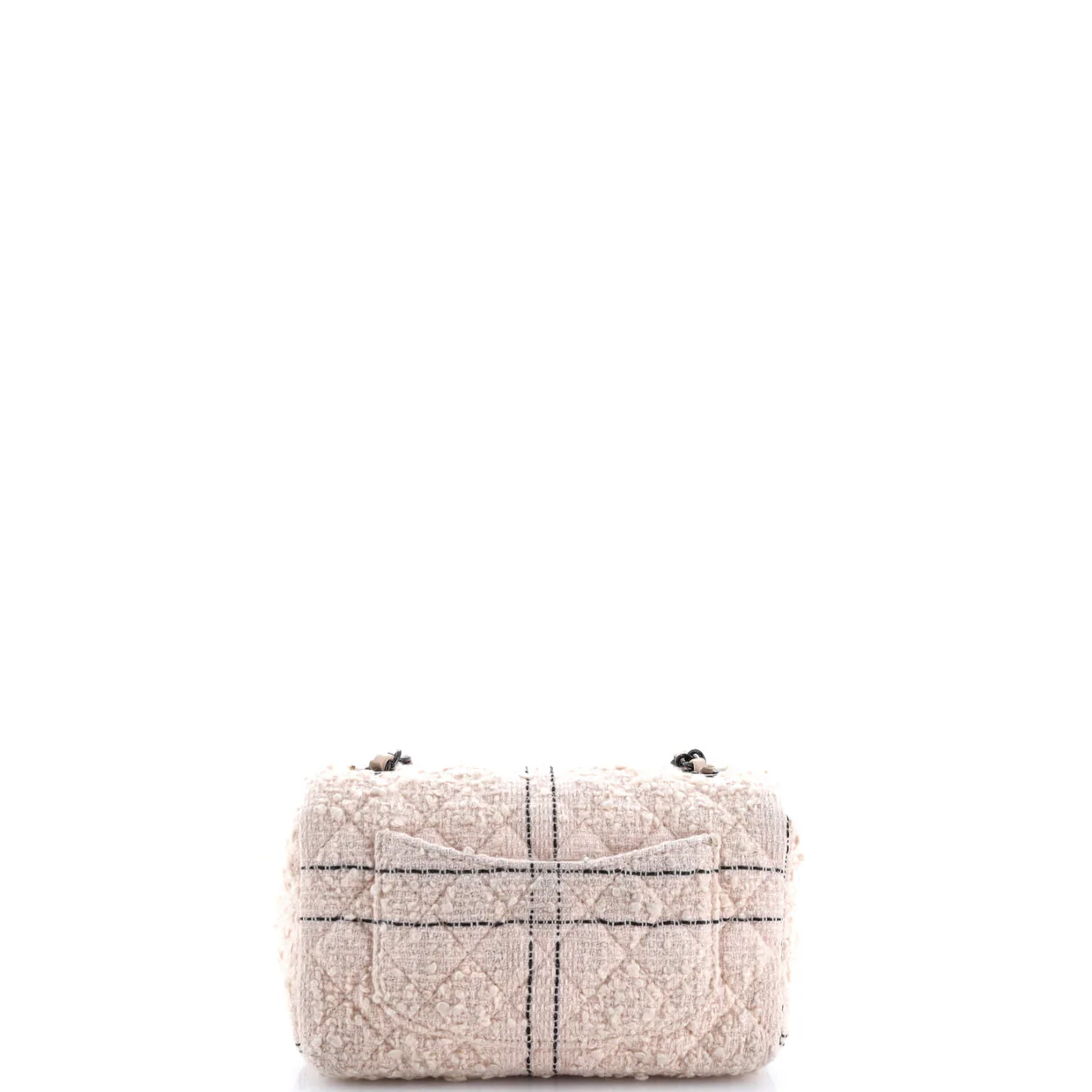 Classic Single Flap Bag Quilted Tweed Mini - Deep Luxury