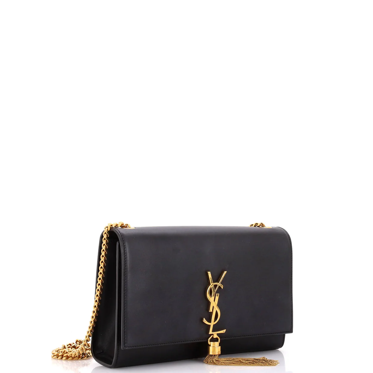 Classic Monogram Tassel Crossbody Bag Leather Medium - Deep Luxury