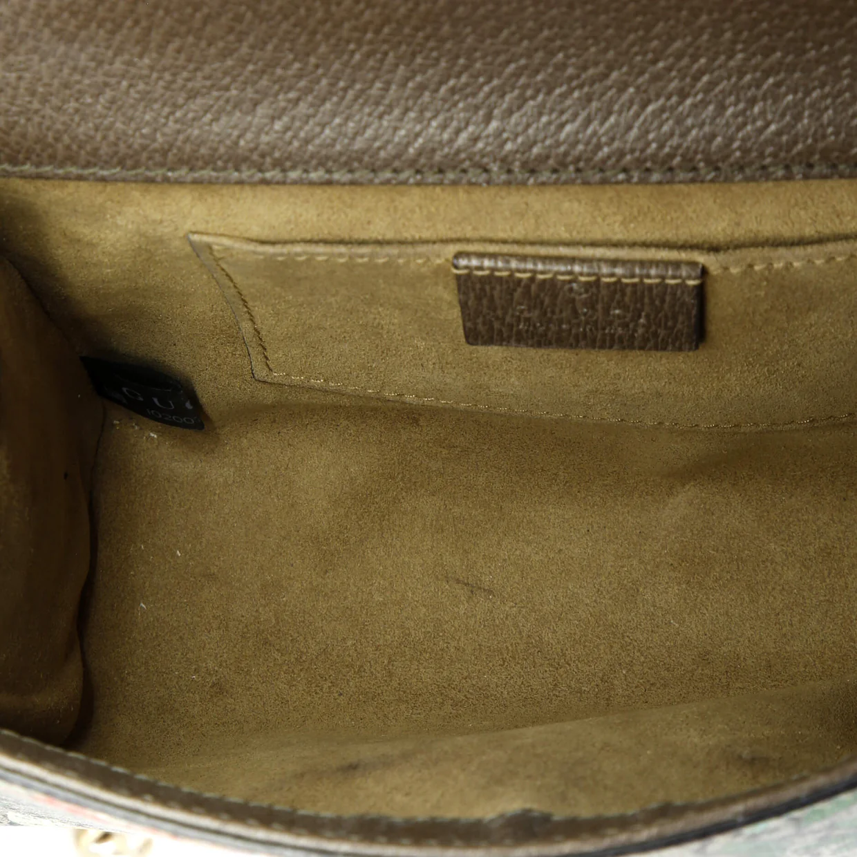 Padlock Shoulder Bag Tian Print GG Coated Canvas Small - Deep Luxury