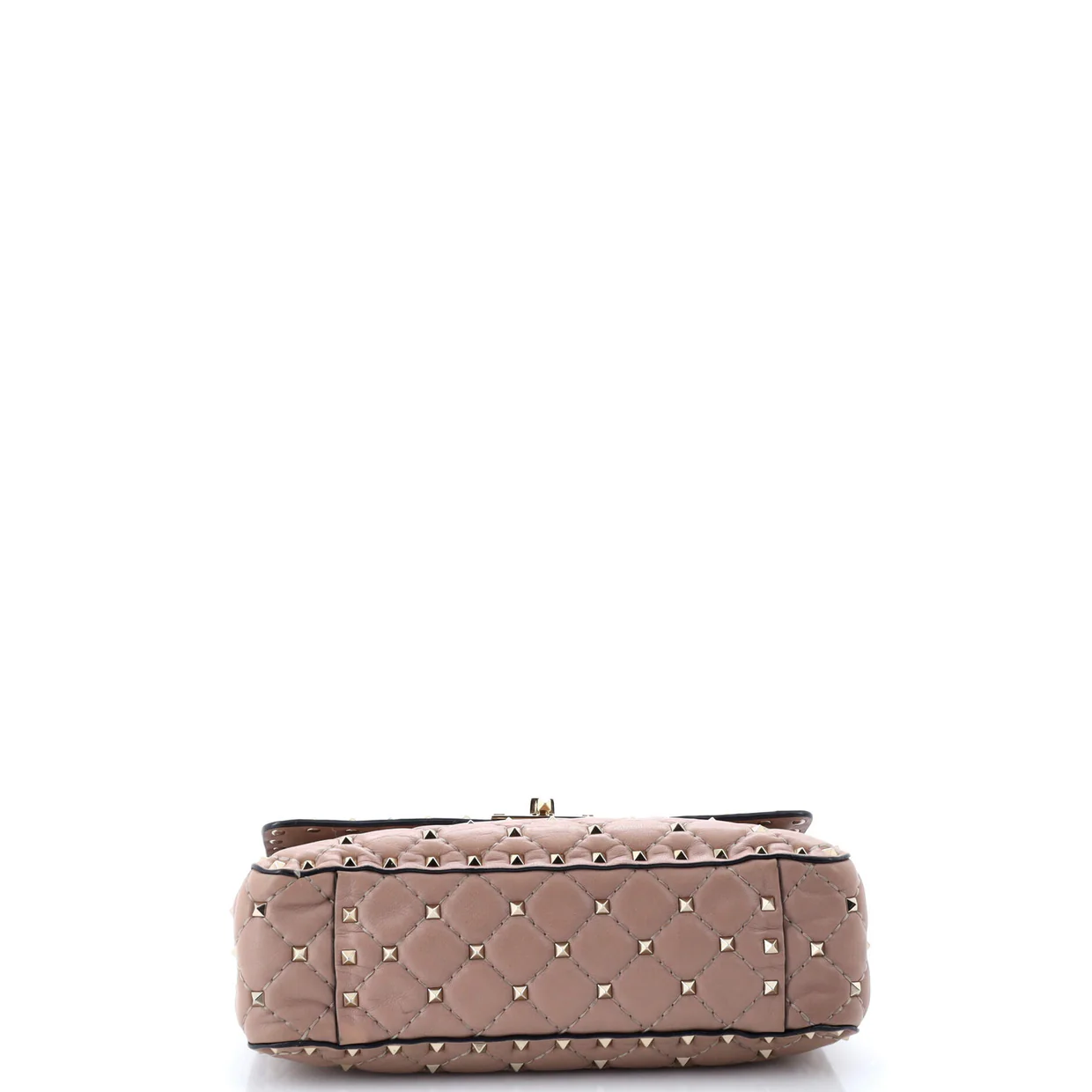 Rockstud Spike Flap Bag Quilted Leather Medium - Deep Luxury