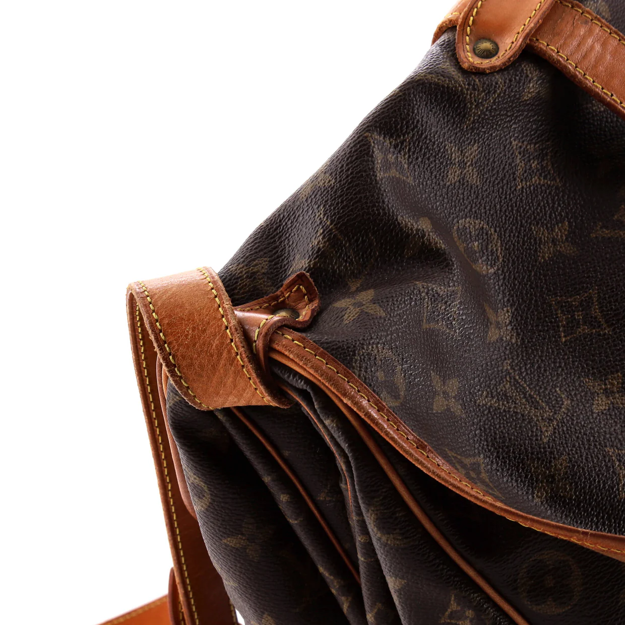 Saumur Handbag Monogram Canvas 35 - Deep Luxury
