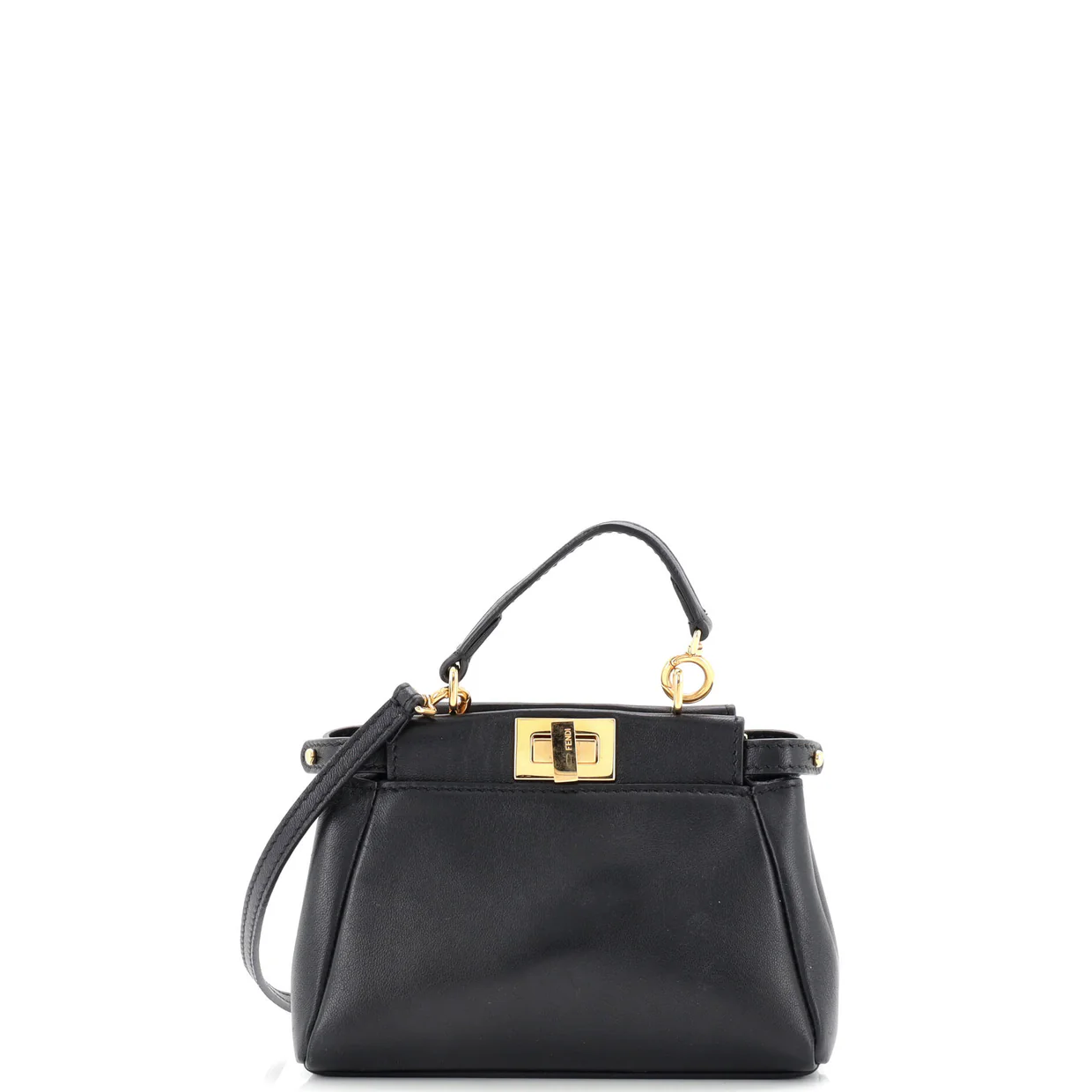 Peekaboo Bag Leather Micro - Deep Luxury