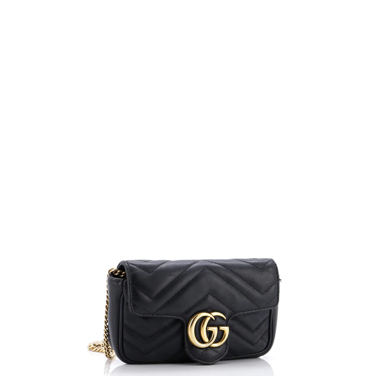 GG Marmont Flap Bag Matelasse Leather Super Mini - Deep Luxury