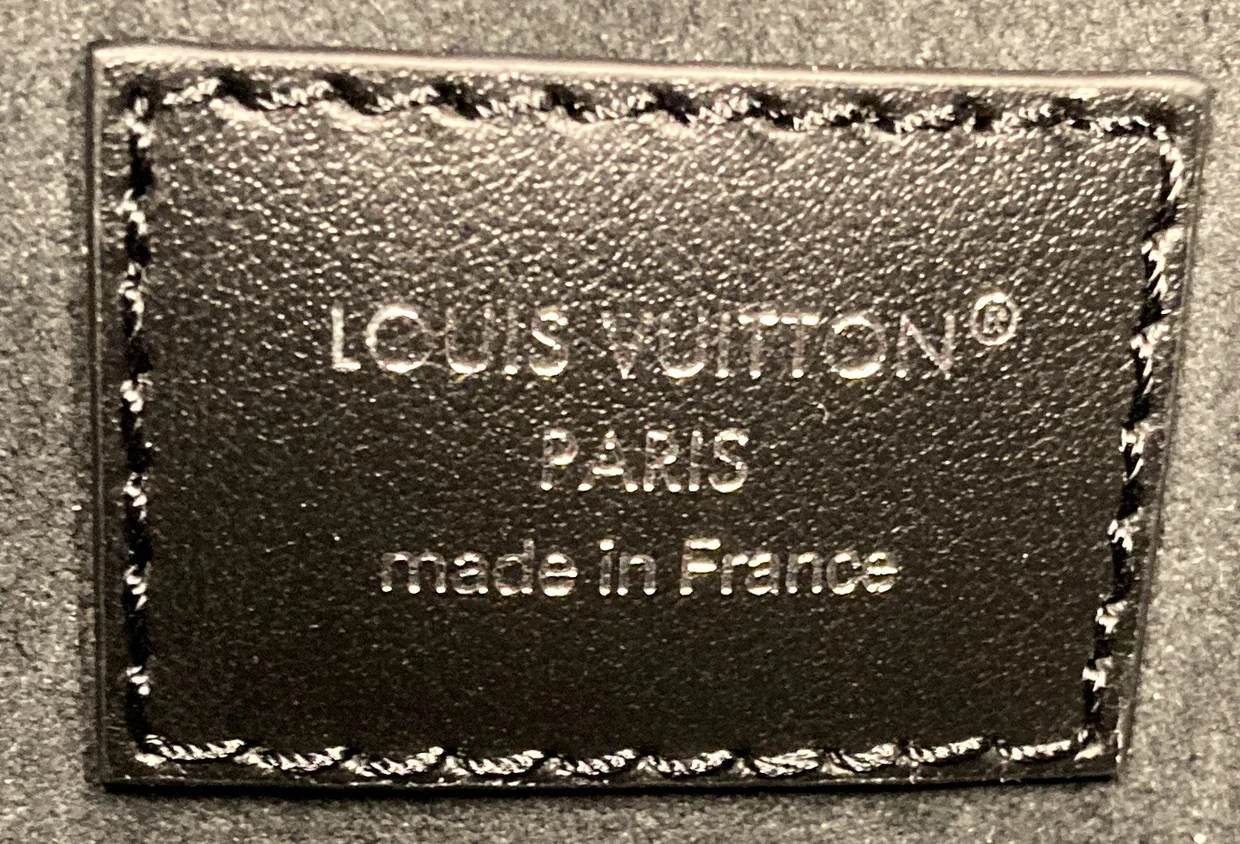 Side Trunk Handbag Debossed Monogram Leather MM - Deep Luxury