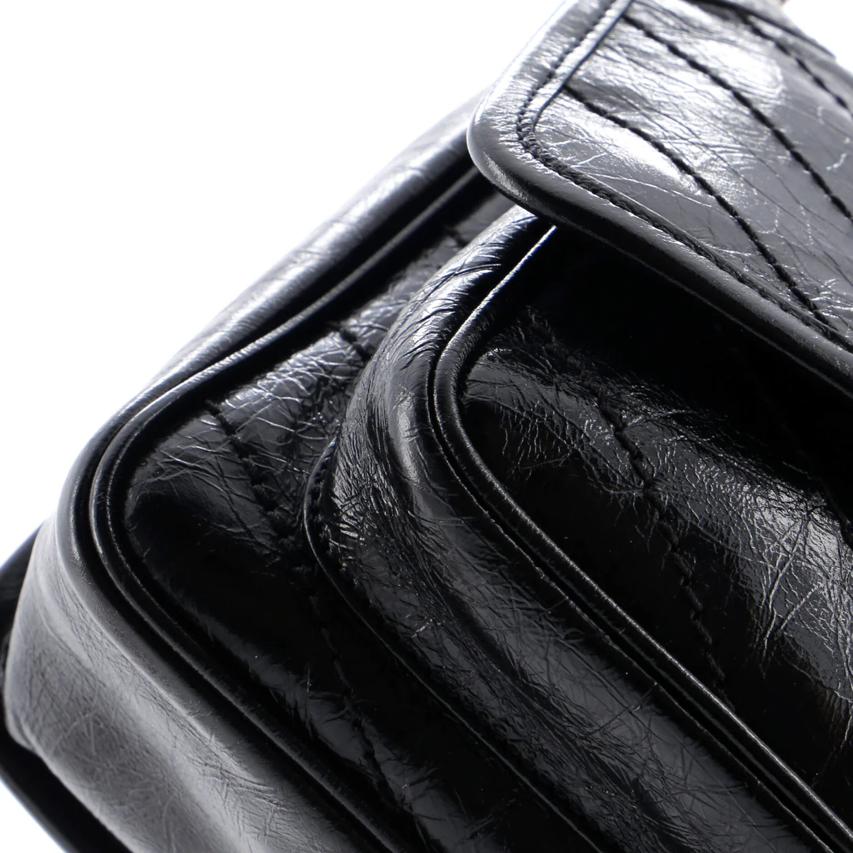 Niki Chain Flap Bag Matelasse Chevron Leather Baby - Deep Luxury