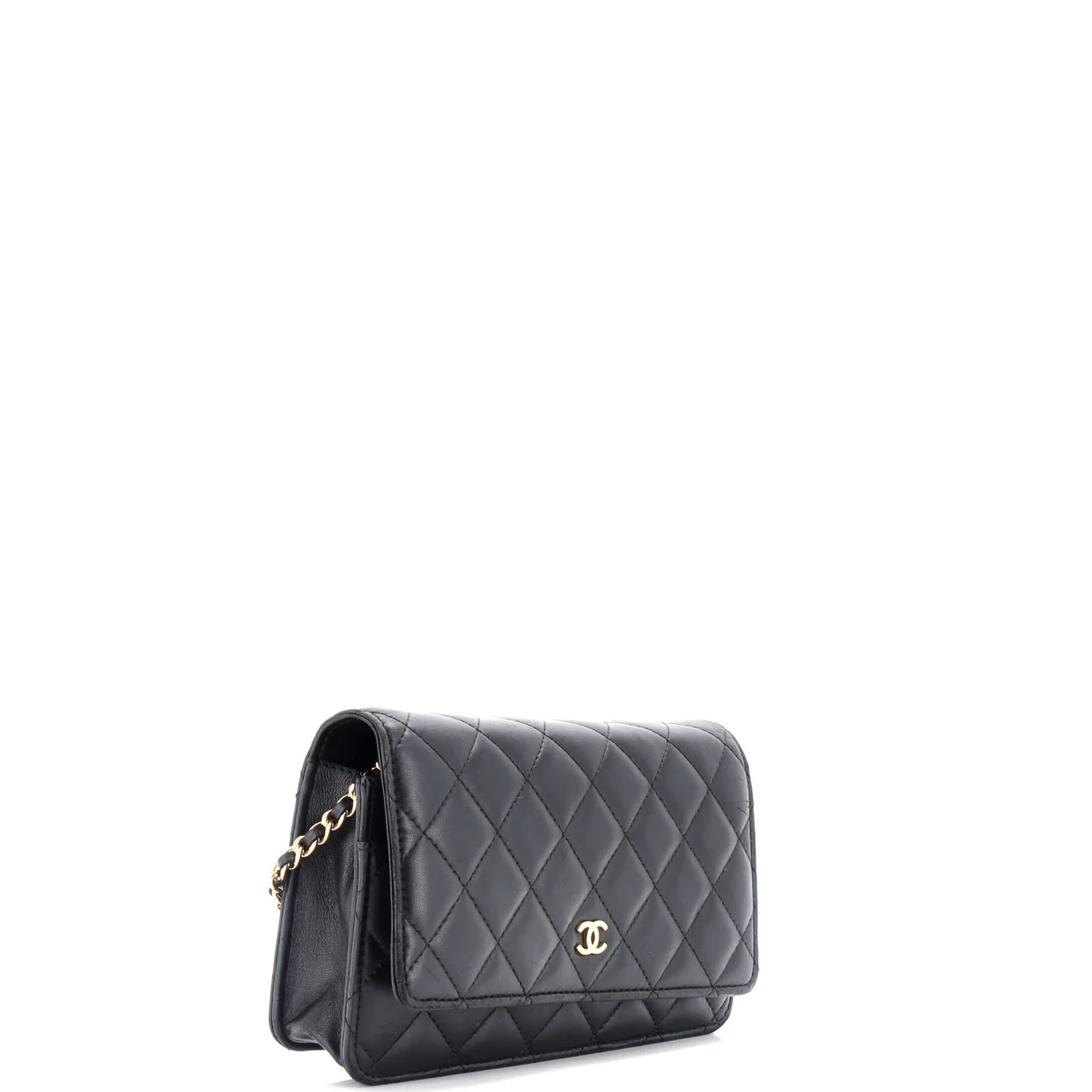 Wallet on Chain Quilted Lambskin - Deep Luxury