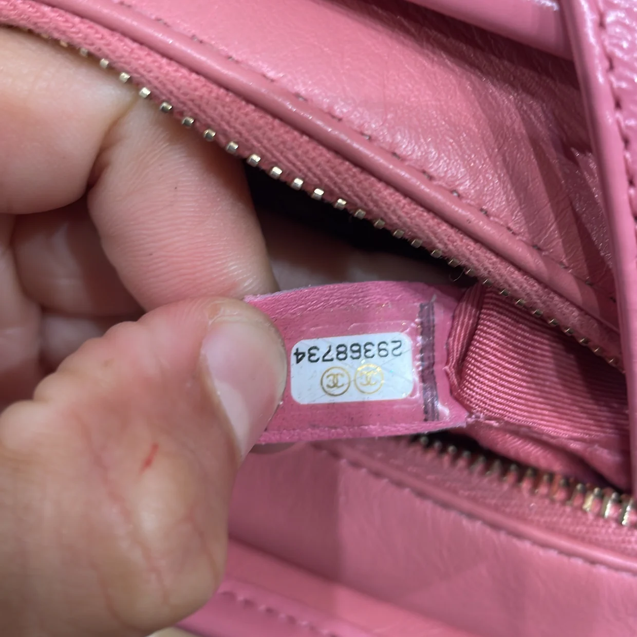 Gabrielle Hobo with Logo Handle Quilted Aged Calfskin Small - Deep Luxury