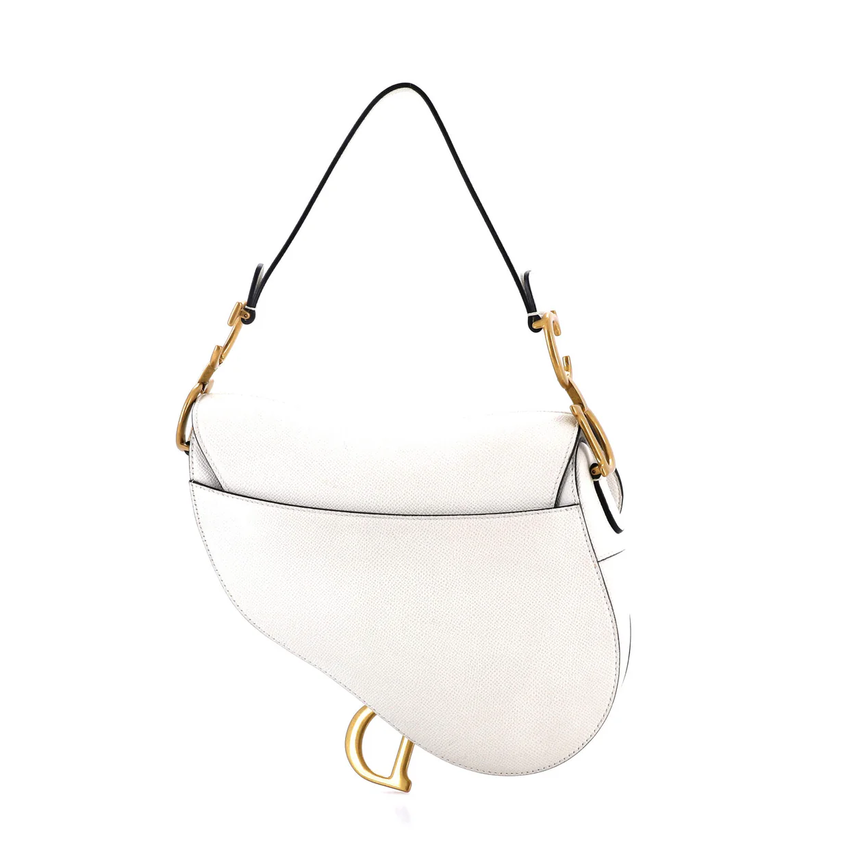 Saddle Handbag Leather Medium - Deep Luxury