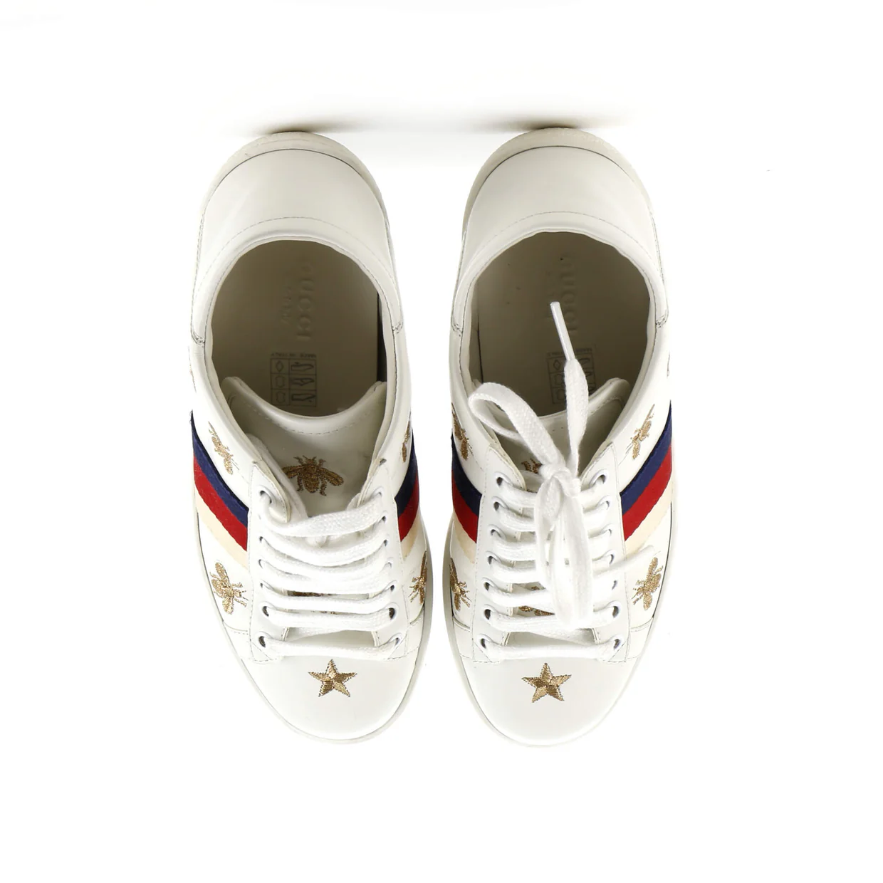 Ace Sneakers Embroidered Leather - Deep Luxury