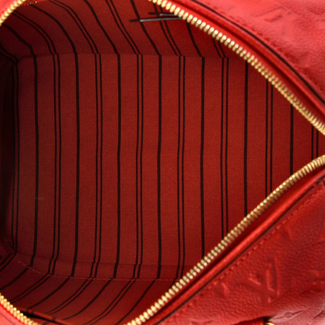 Speedy Bandouliere Bag Monogram Empreinte Leather 25 - Deep Luxury