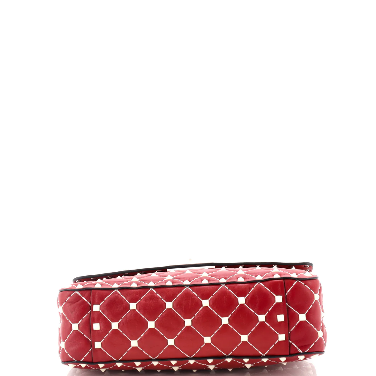Free Rockstud Spike Flap Bag Quilted Leather Medium - Deep Luxury