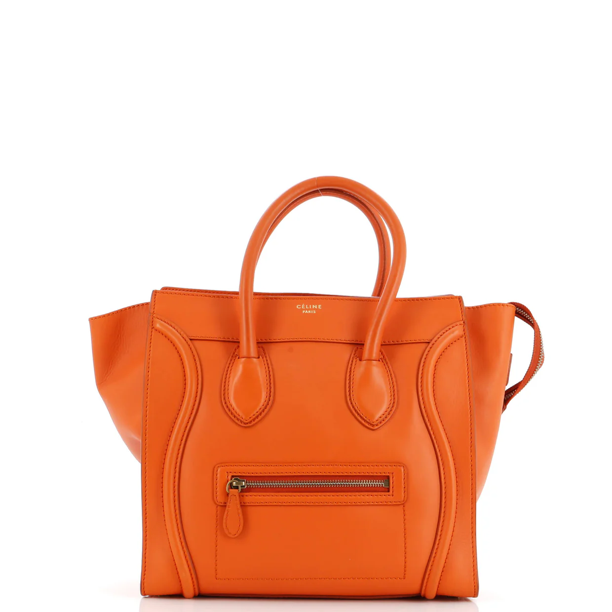 Luggage Bag Smooth Leather Mini - Deep Luxury
