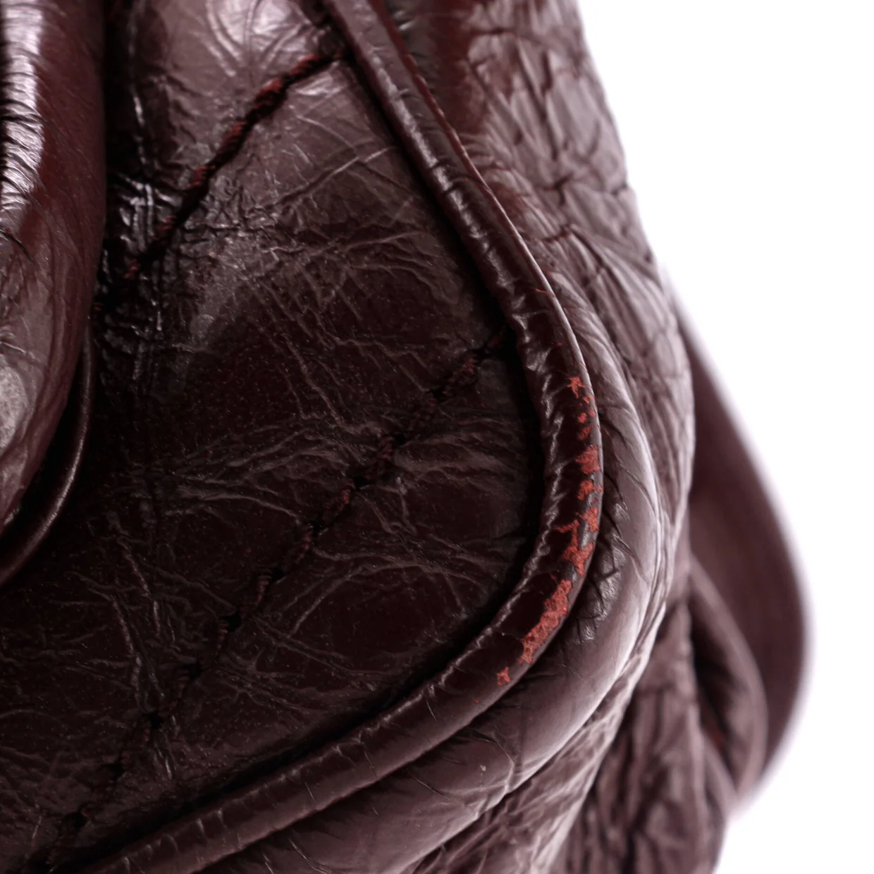 Niki Chain Flap Bag Matelasse Chevron Leather Medium - Deep Luxury