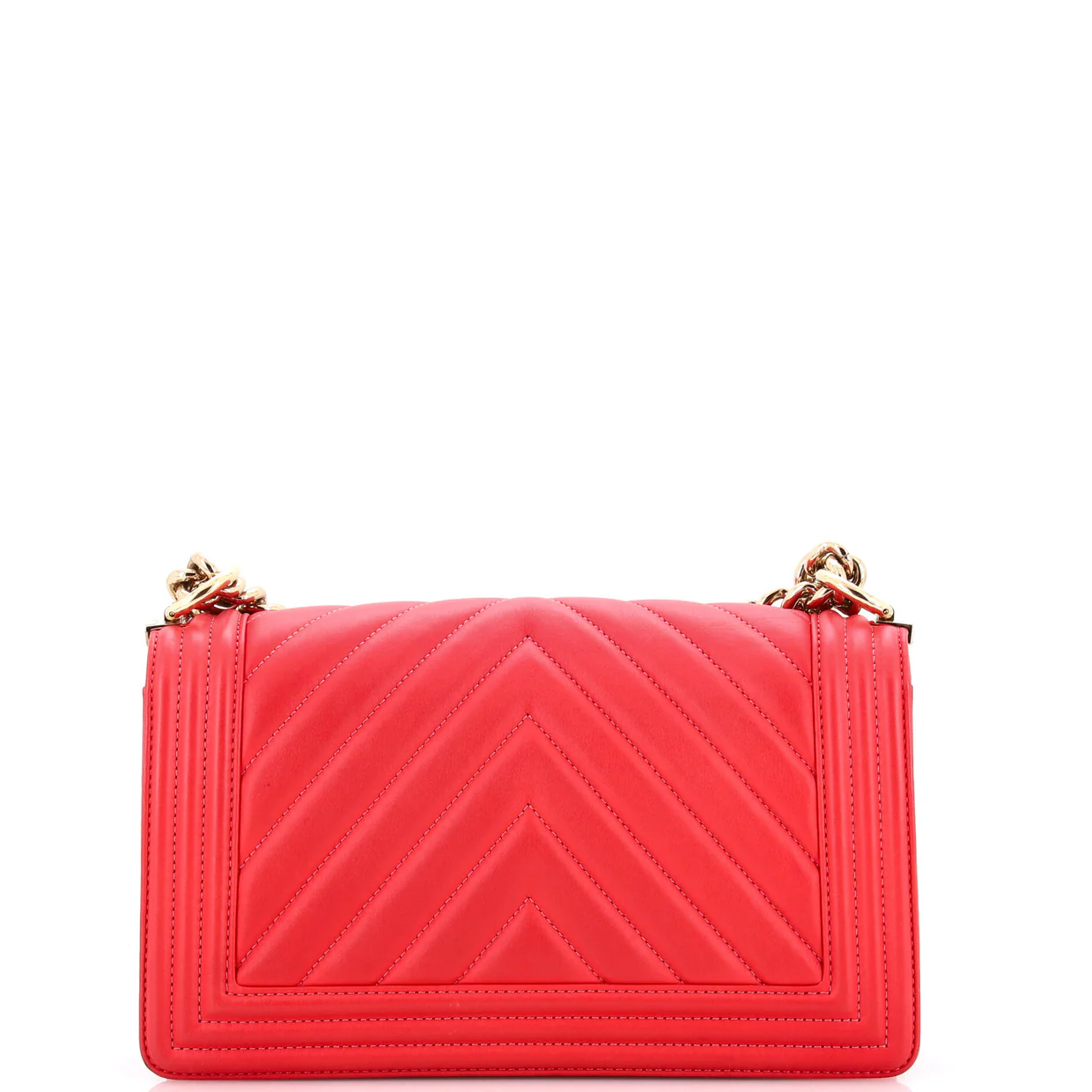 Boy Flap Bag Chevron Lambskin Old Medium - Deep Luxury