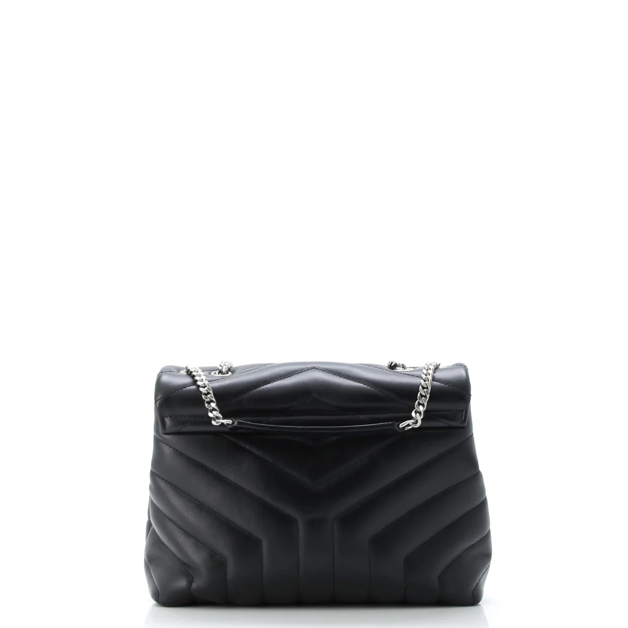 Loulou Shoulder Bag Matelasse Chevron Leather Small - Deep Luxury