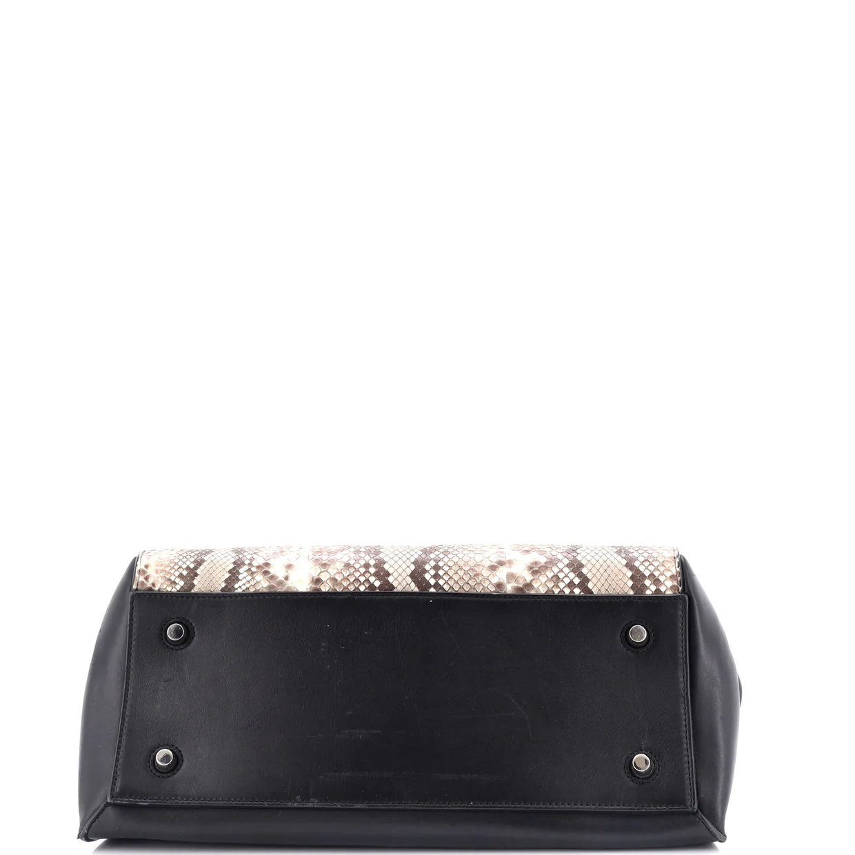 Edge Bag Python and Leather Medium - Deep Luxury