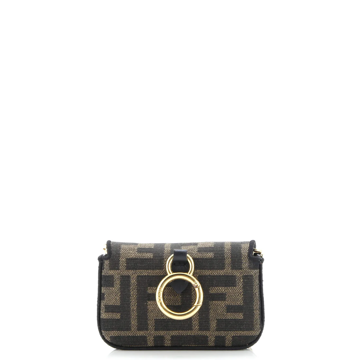 Chain Baguette Charm Bag Zucca Coated Canvas Nano - Deep Luxury