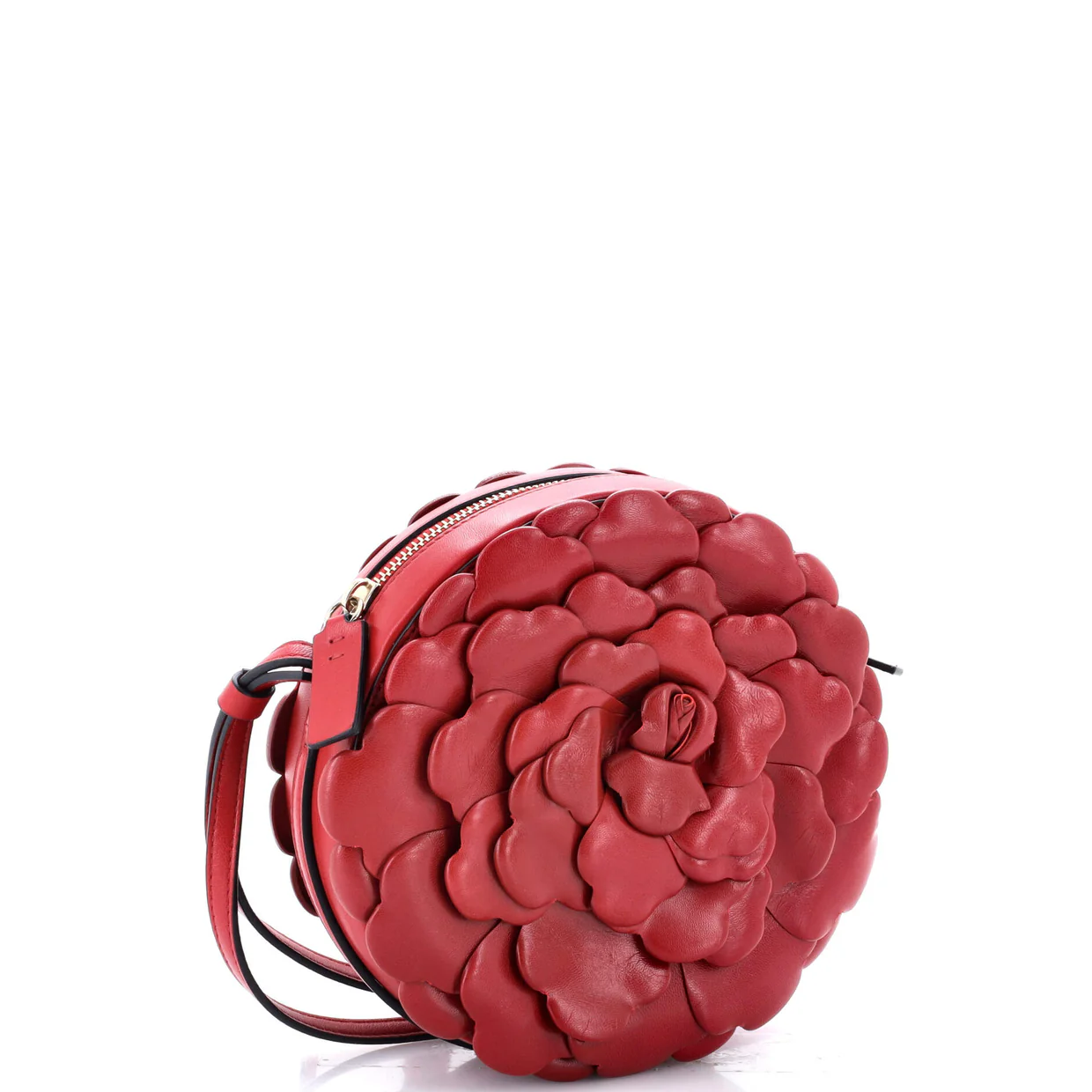 Atelier 03 Rose Edition Round Crossbody Bag Leather - Deep Luxury