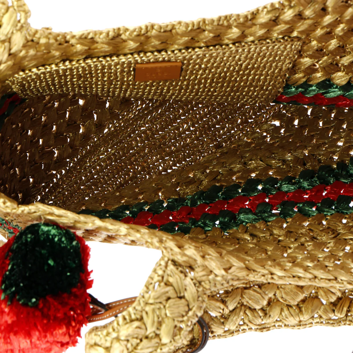 Blondie NM Open Tote Raffia Medium - Deep Luxury