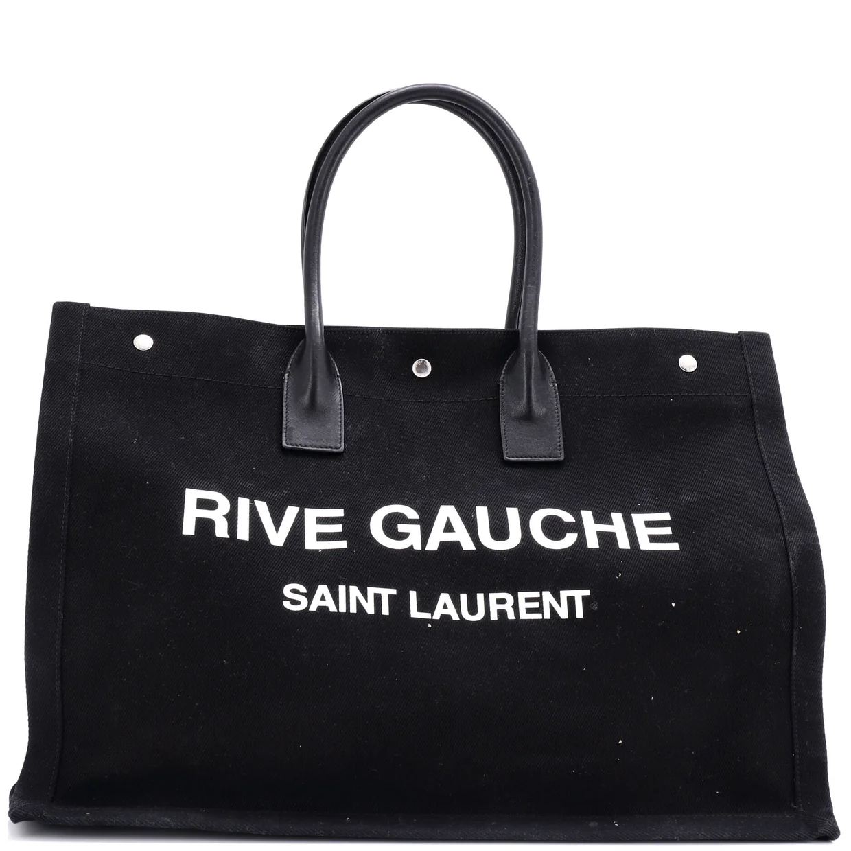 Rive Gauche Shopper Tote Canvas Large - Deep Luxury