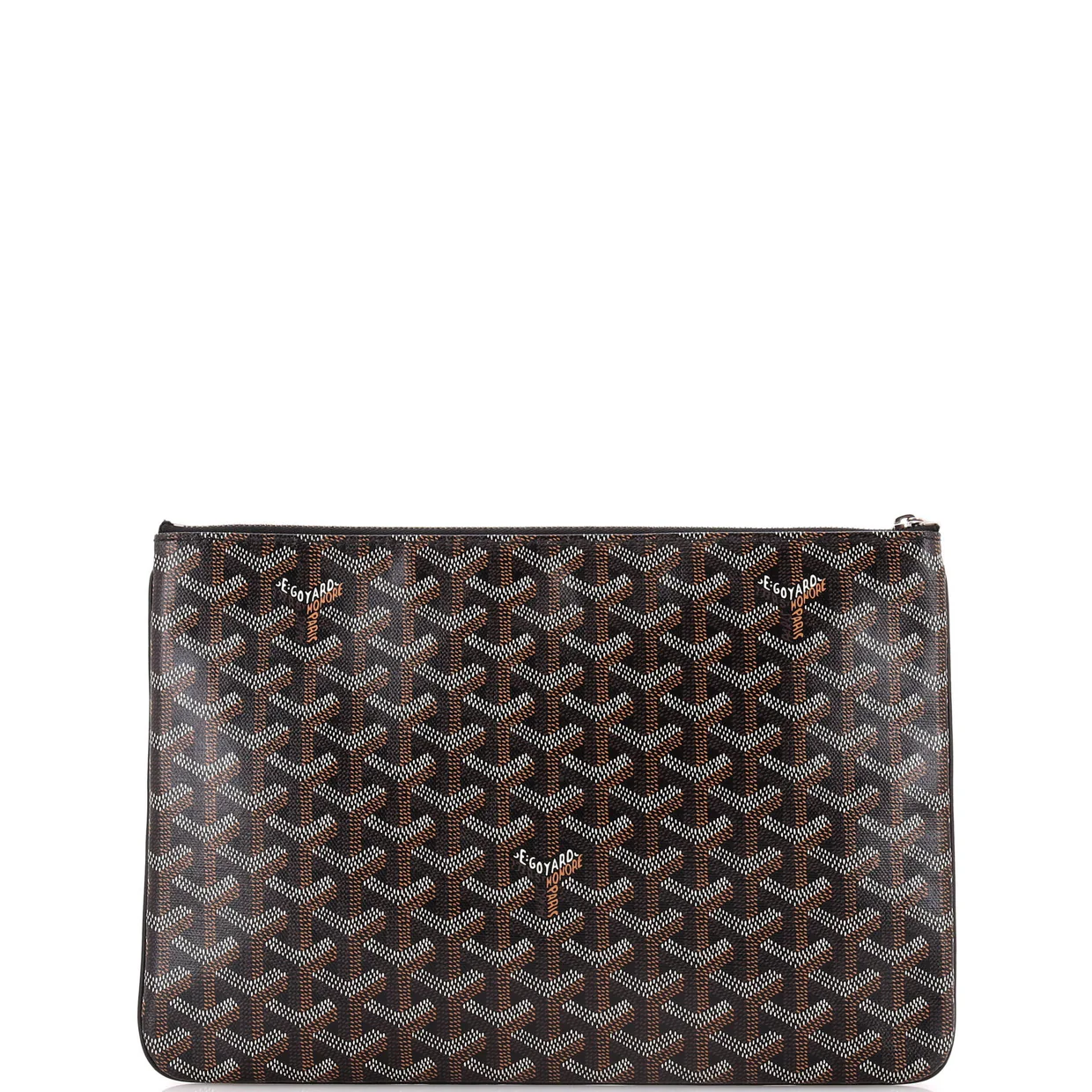 Senat Zip Pouch Coated Canvas MM - Deep Luxury